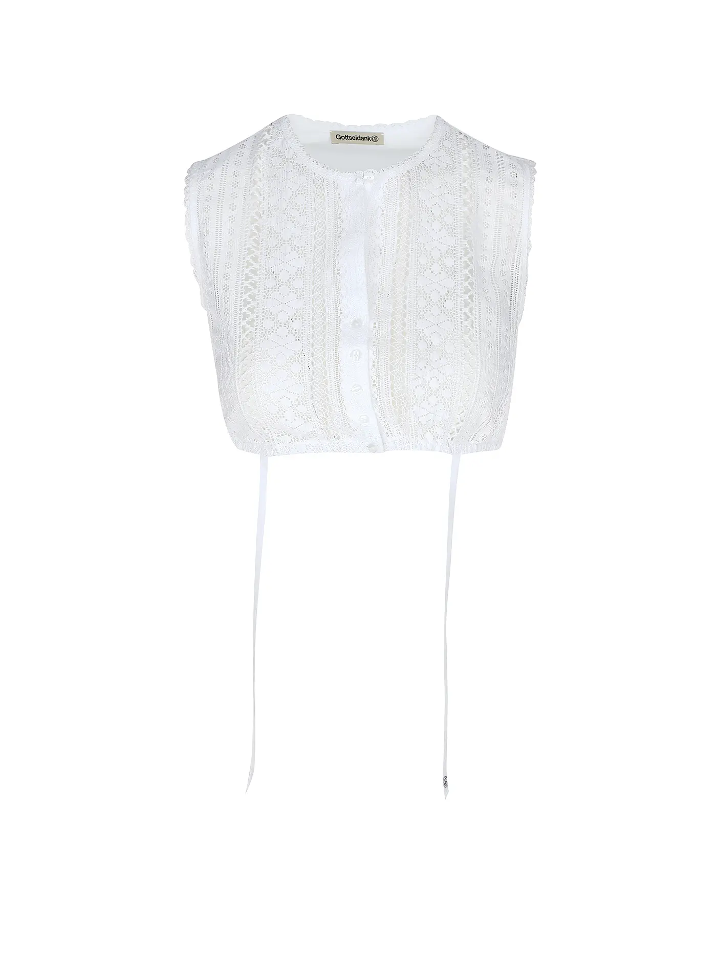 GOTTSEIDANK | Dirndlbluse VIKTORIA | weiss