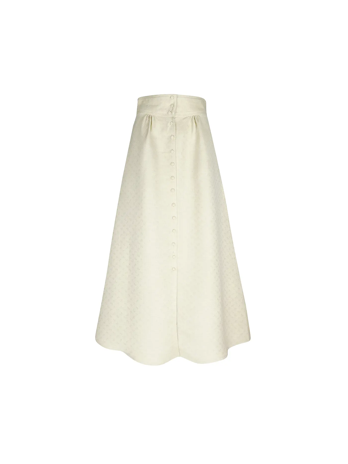 GOTTSEIDANK | Trachten Leinenrock Manon | beige
