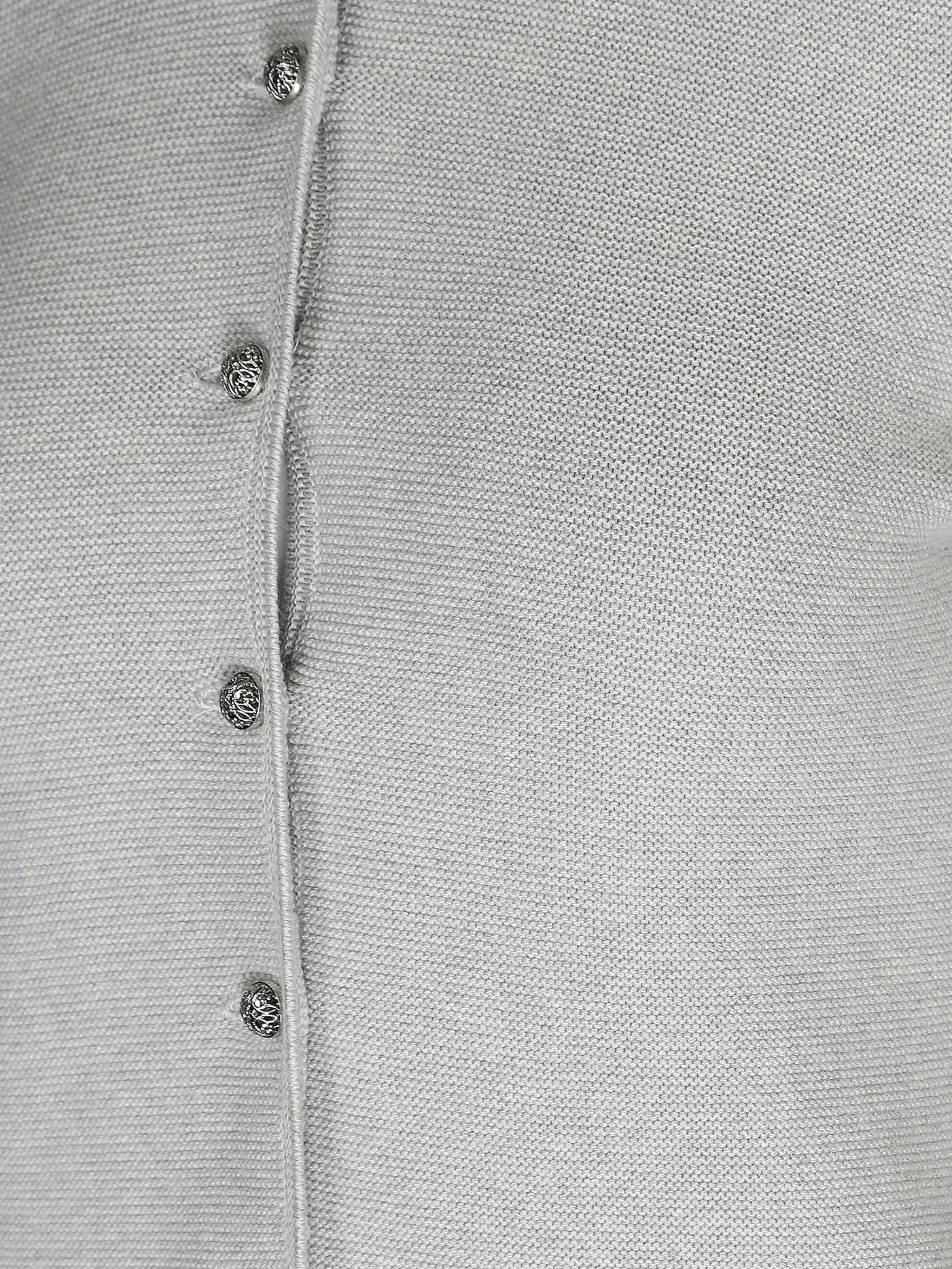 GOTTSEIDANK | Trachten Strickjacke  ALOSIA | grau