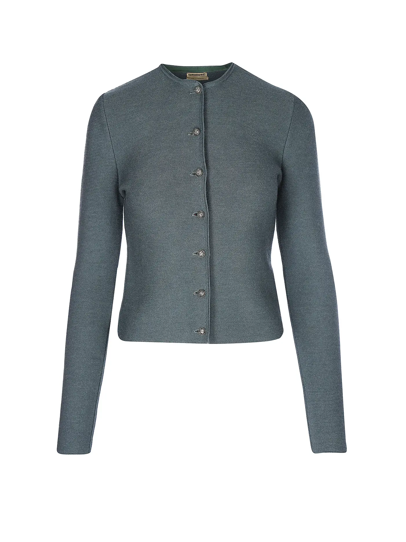 GOTTSEIDANK | Trachten Strickjacke Aloisia  | grau