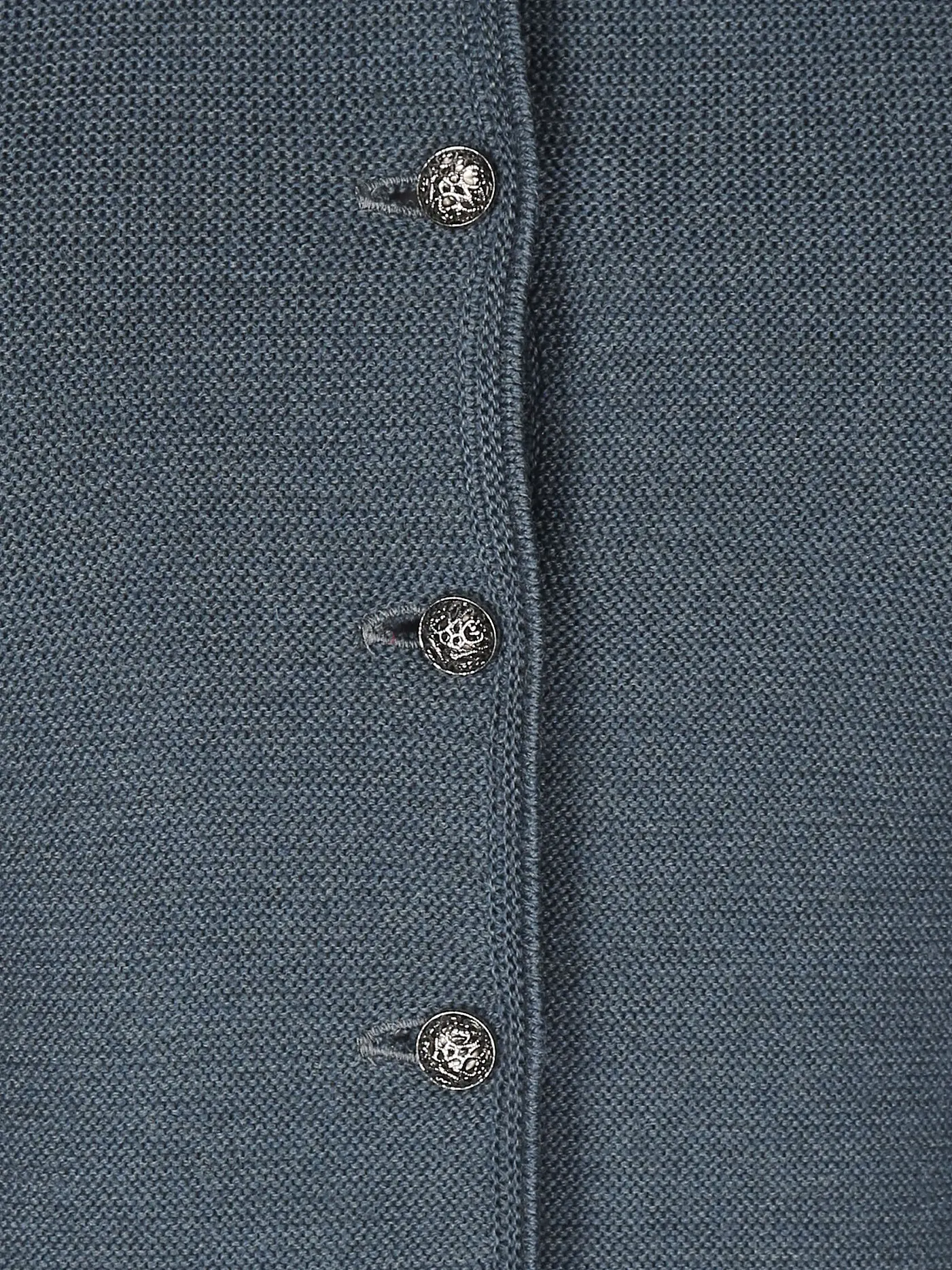 GOTTSEIDANK | Trachten Strickweste Aloisia  | grau