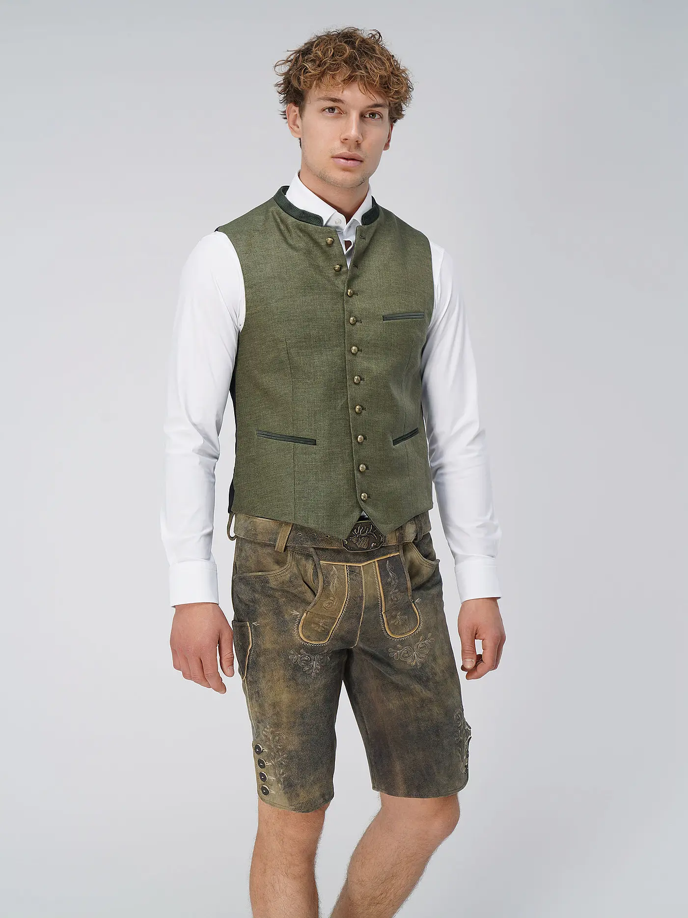 GOTTSEIDANK | Trachtengilet KONSTANTIN  | olive
