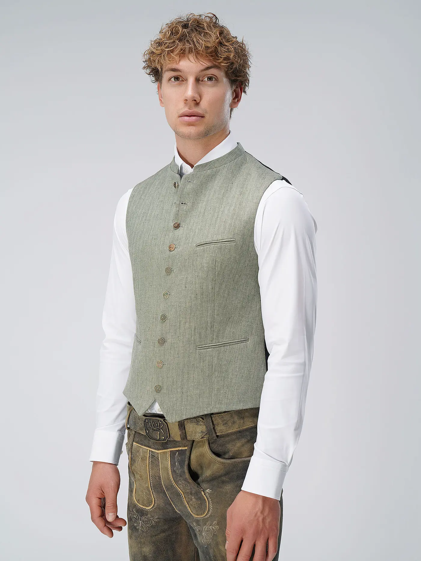 GOTTSEIDANK | Trachtengilet KONSTANTIN  | hellgrün