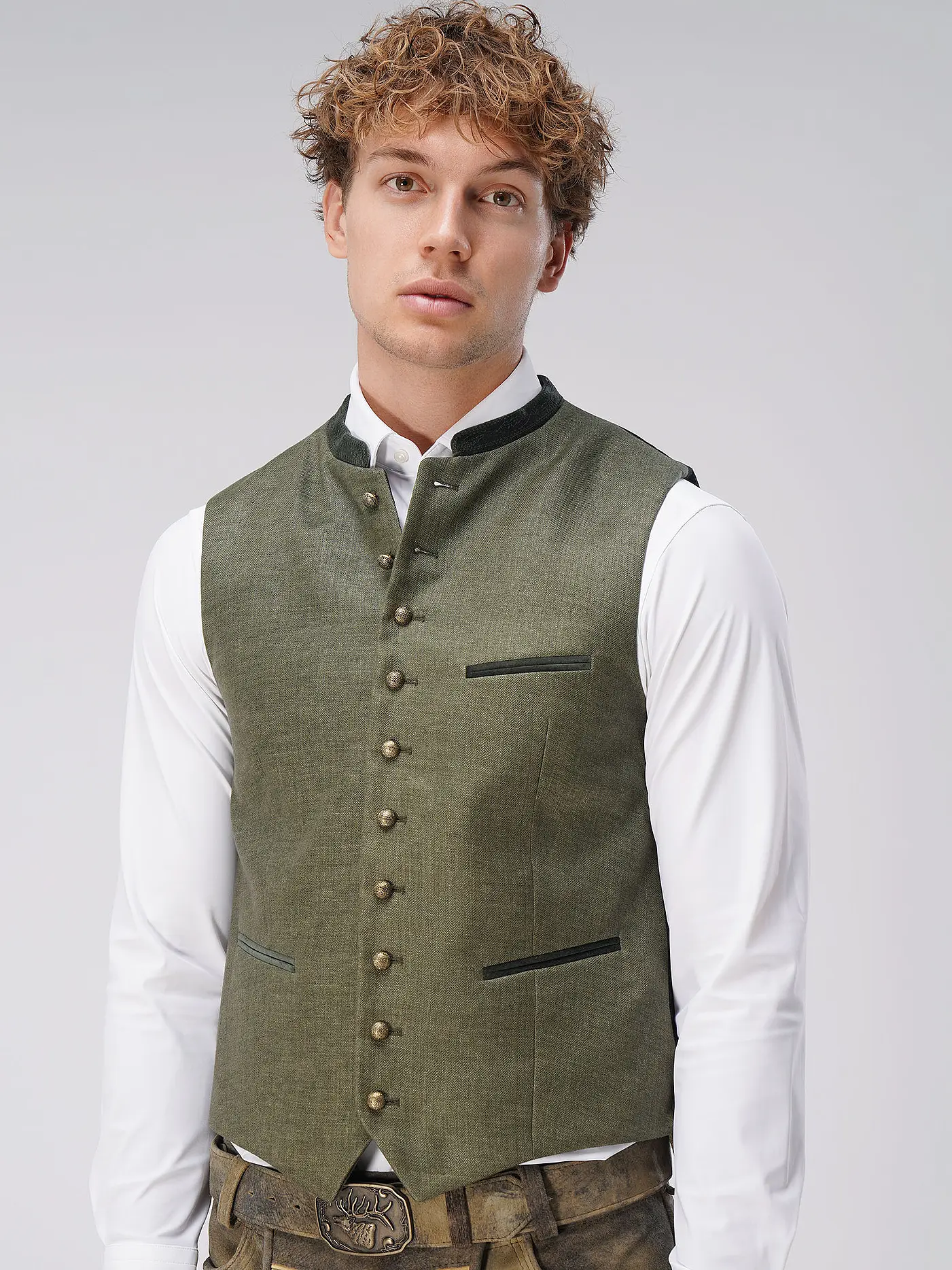 GOTTSEIDANK | Trachtengilet KONSTANTIN  | olive