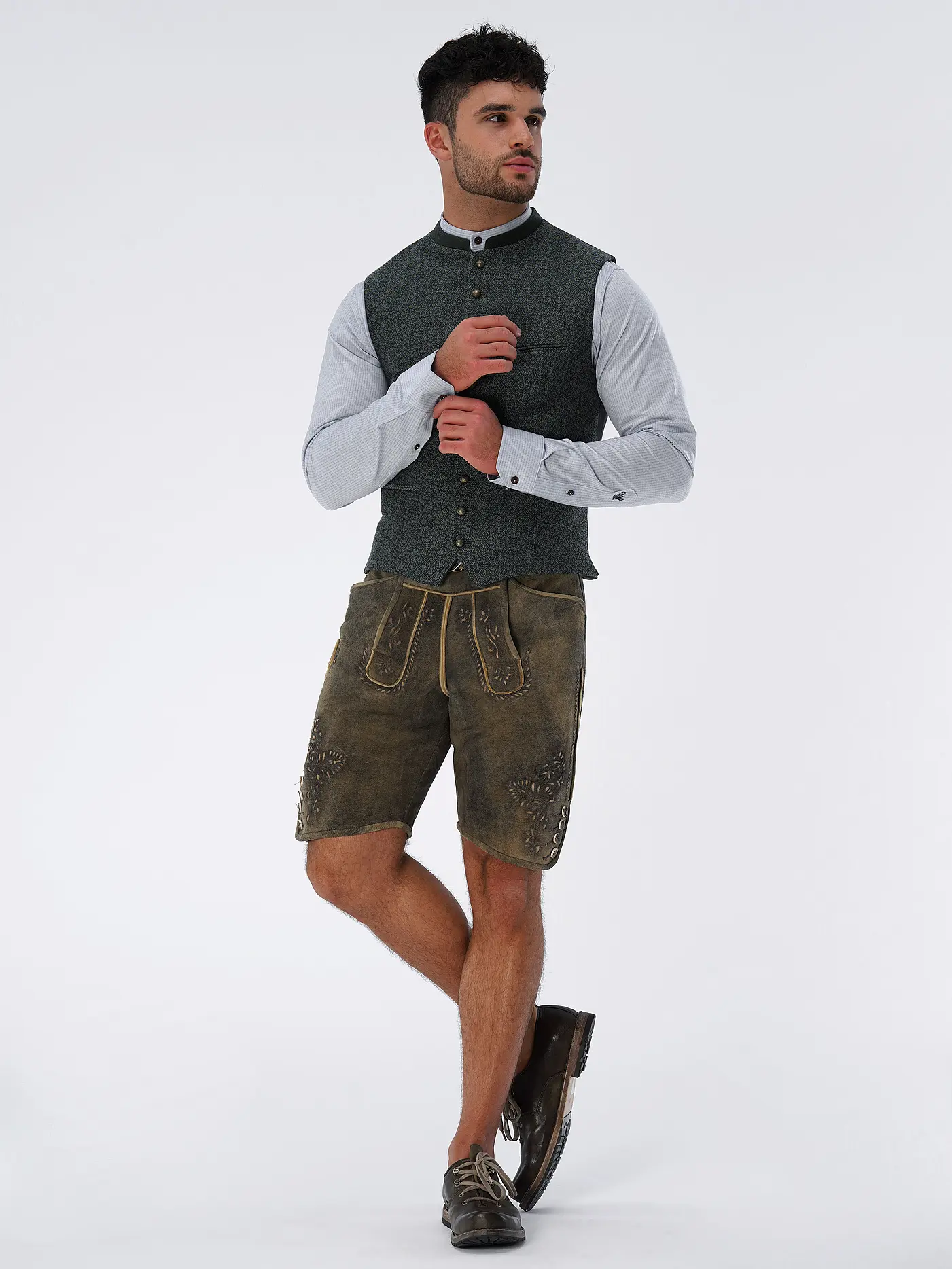 GOTTSEIDANK | Trachtengilet KONSTANTIN | dunkelgrün