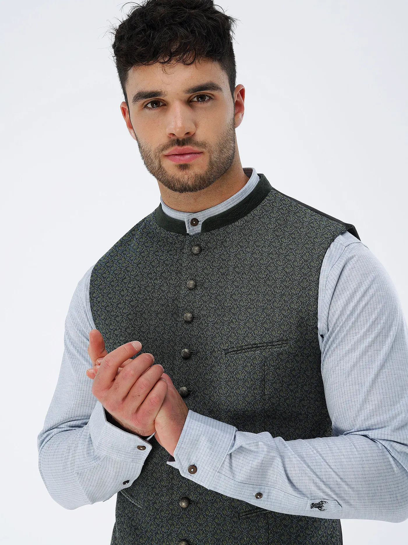 GOTTSEIDANK | Trachtengilet KONSTANTIN | dunkelgrün