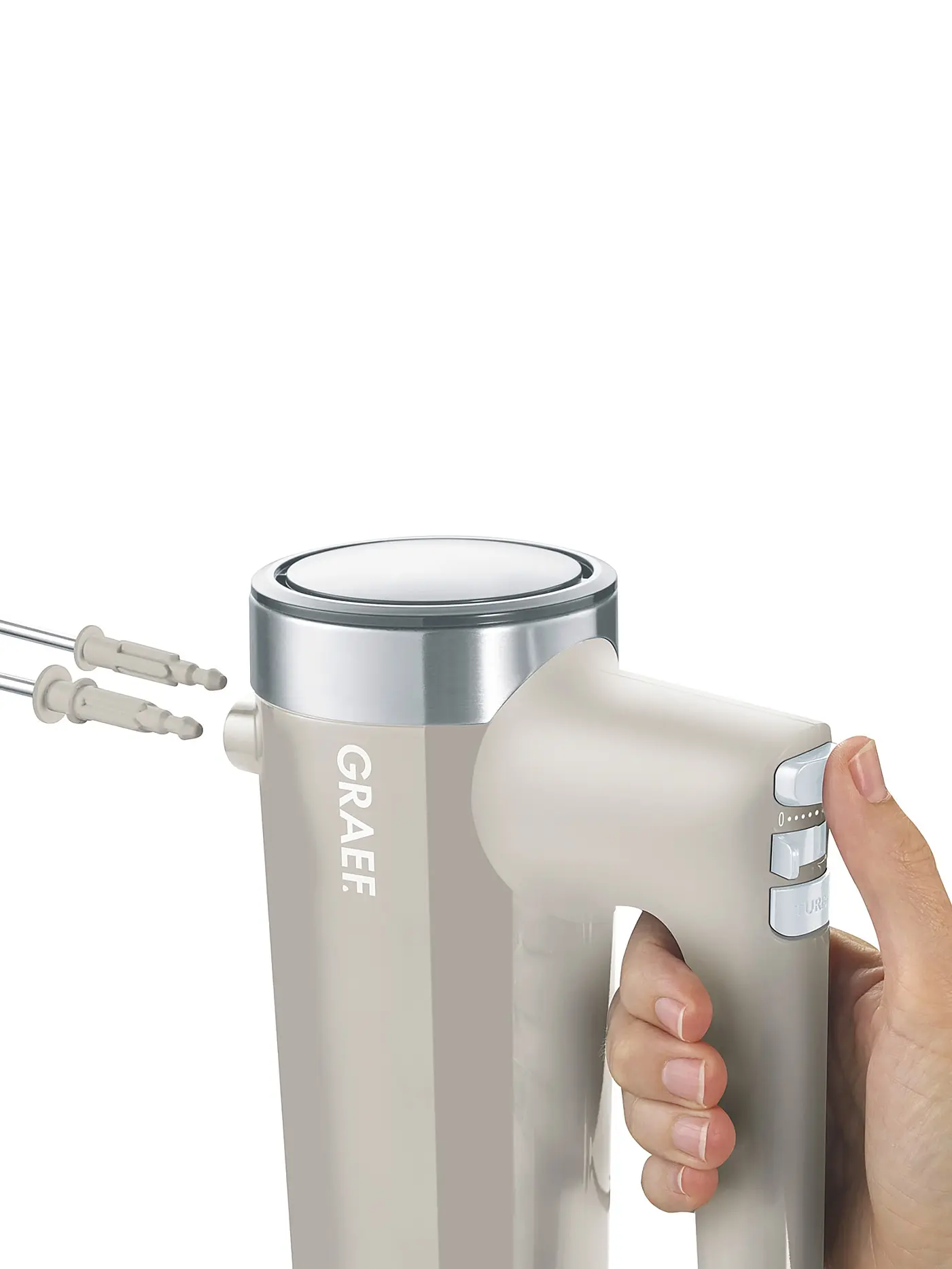 GRAEF | Handmixer HM508 600 Watt Taupe | camel