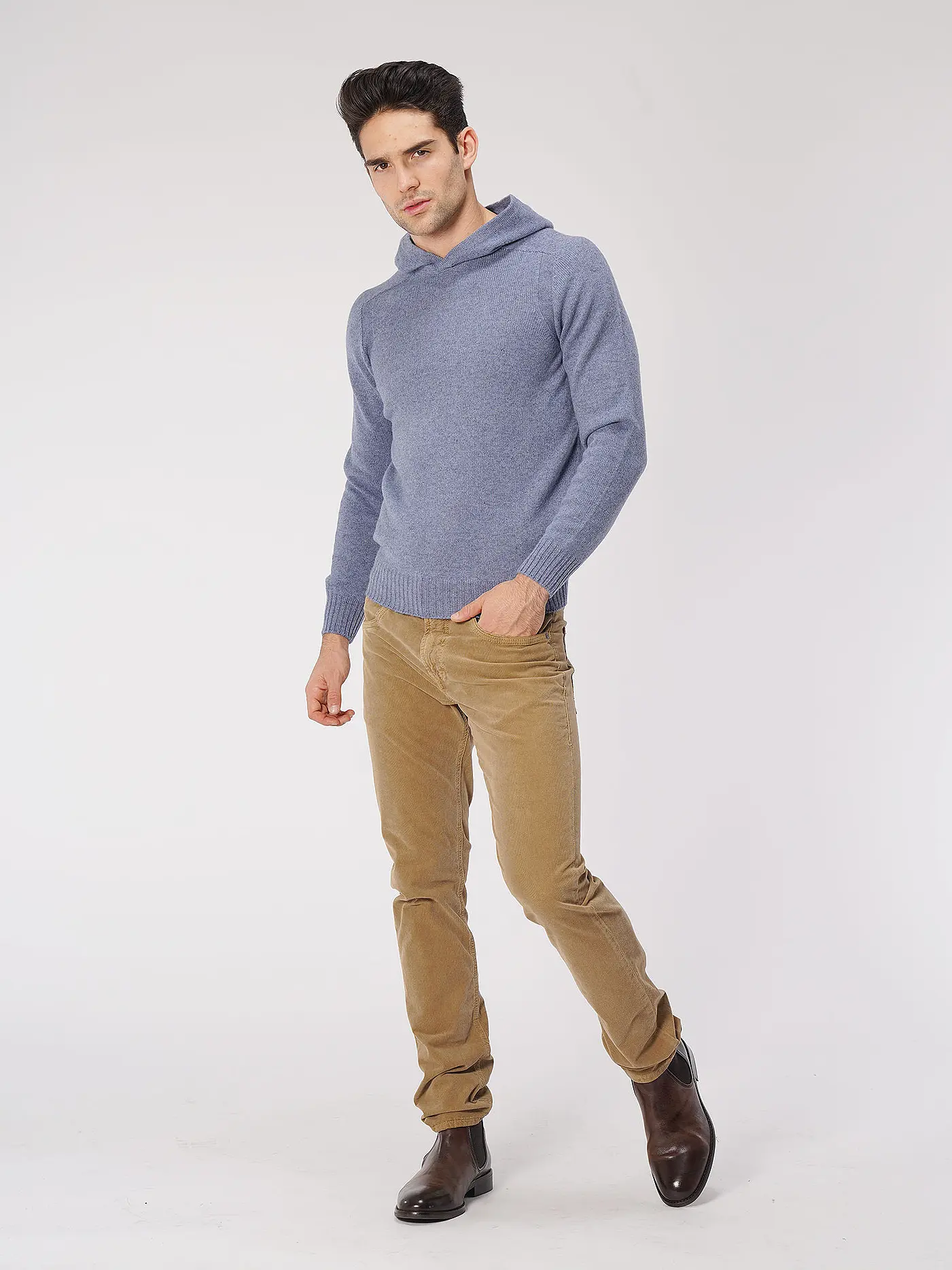 GRAN SASSO | Kapuzensweater - Hoodie  | blau