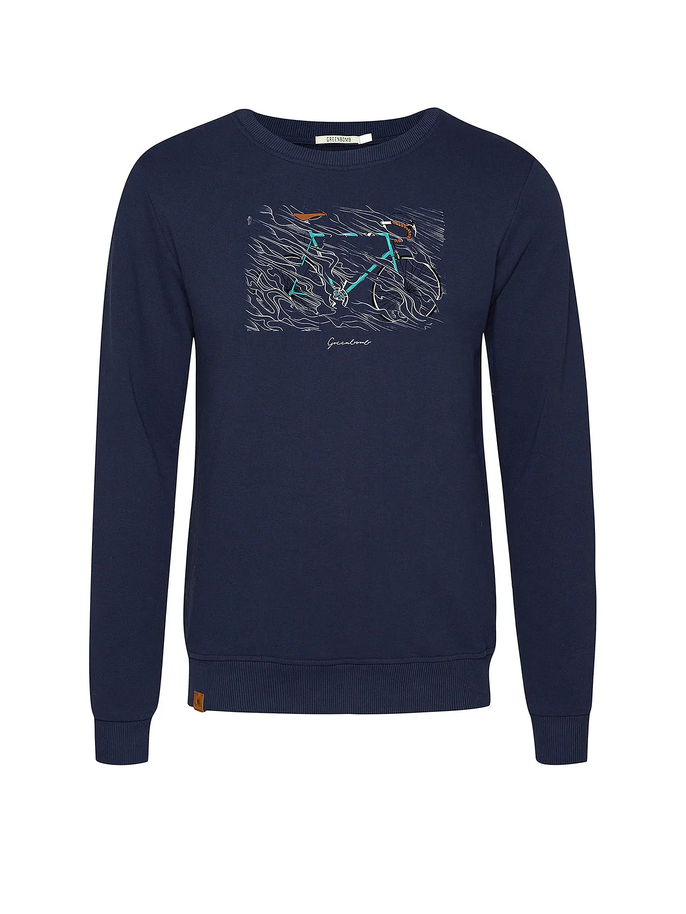 GREENBOMB | Sweater BIKE STORM | blau