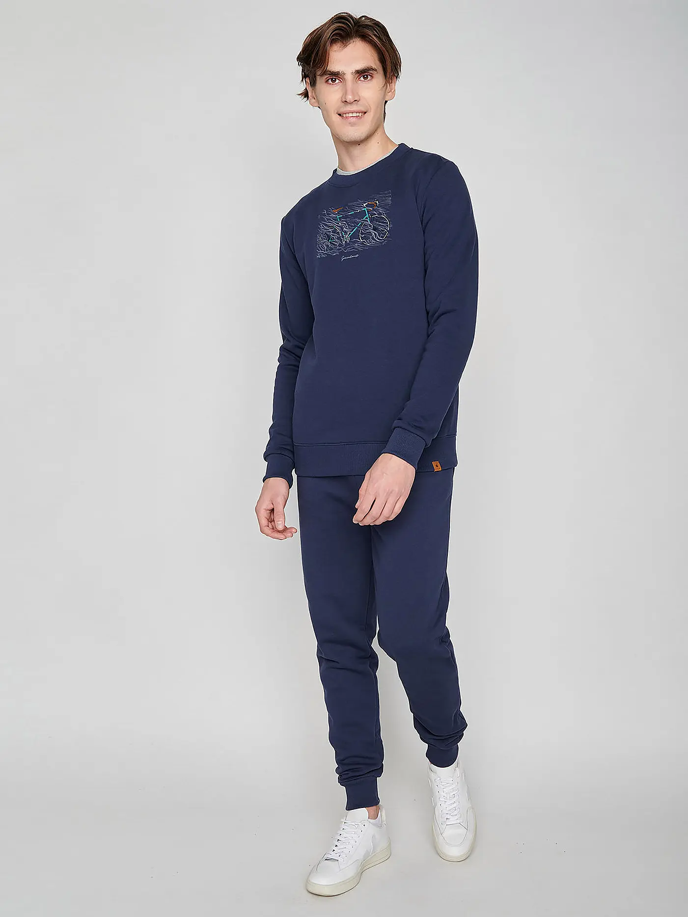 GREENBOMB | Sweater BIKE STORM | blau