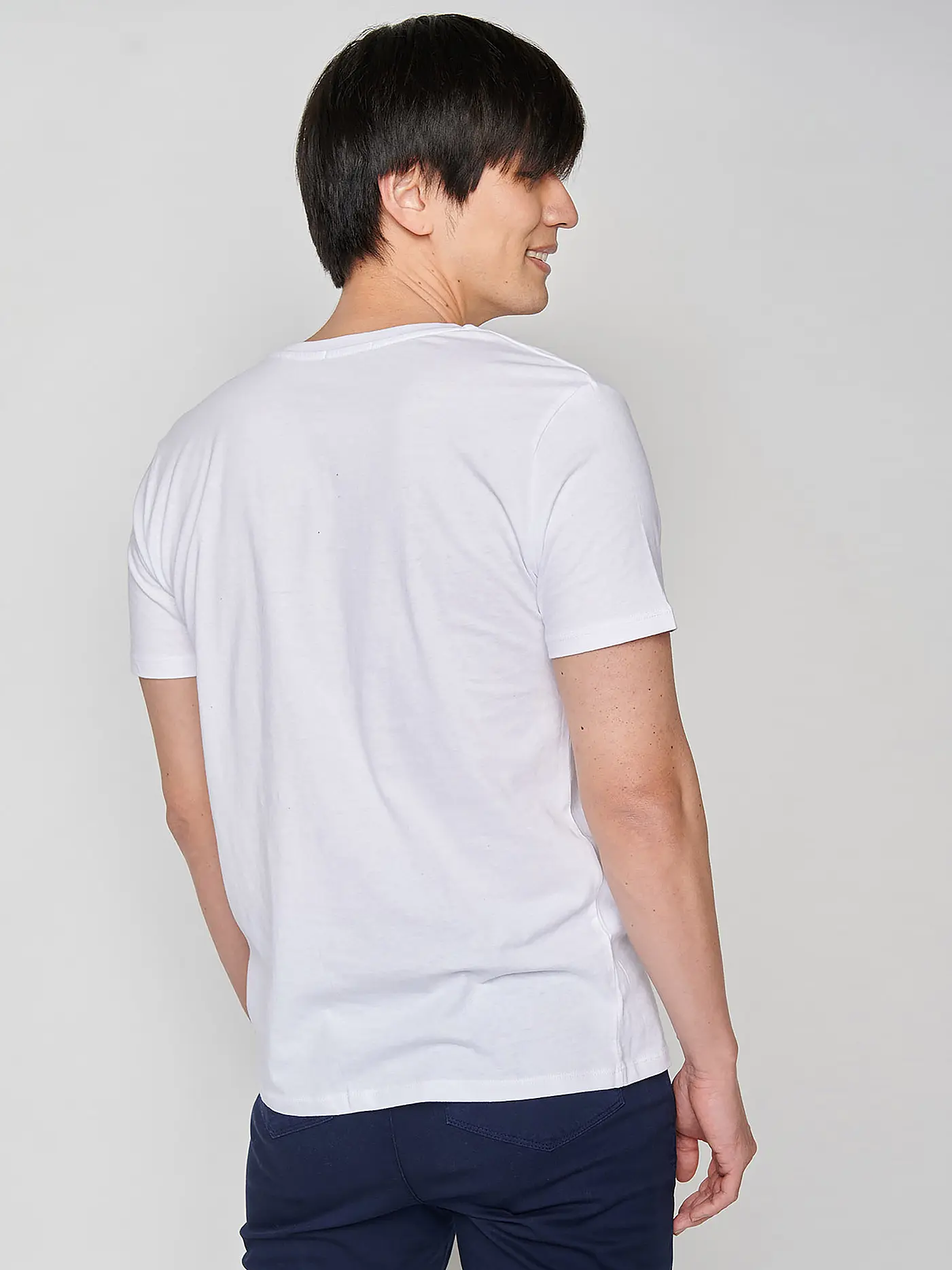 GREENBOMB | T-Shirt ANIMAL RACCOON CITY | weiss