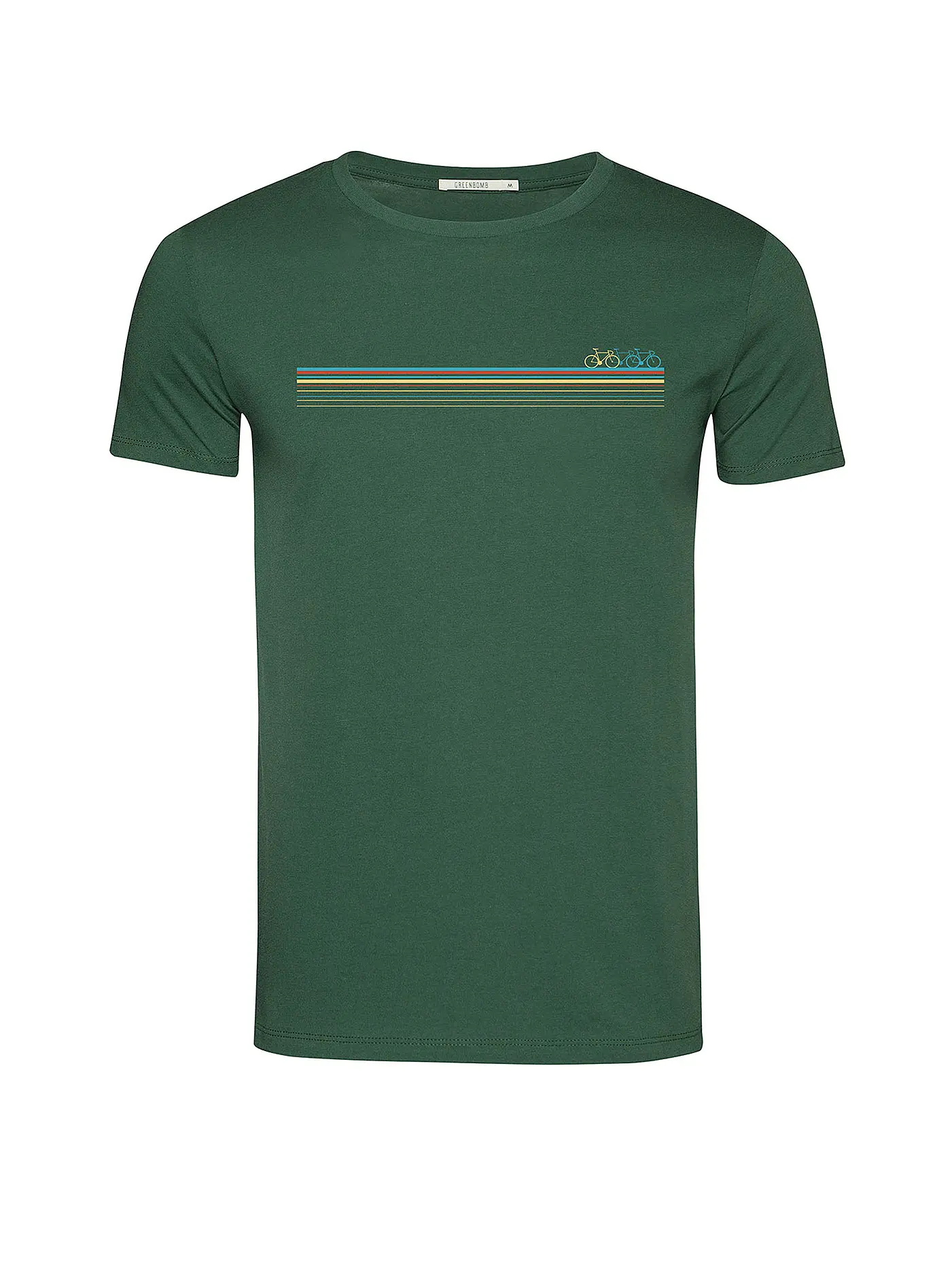 GREENBOMB | T-Shirt BIKE FAST | grün