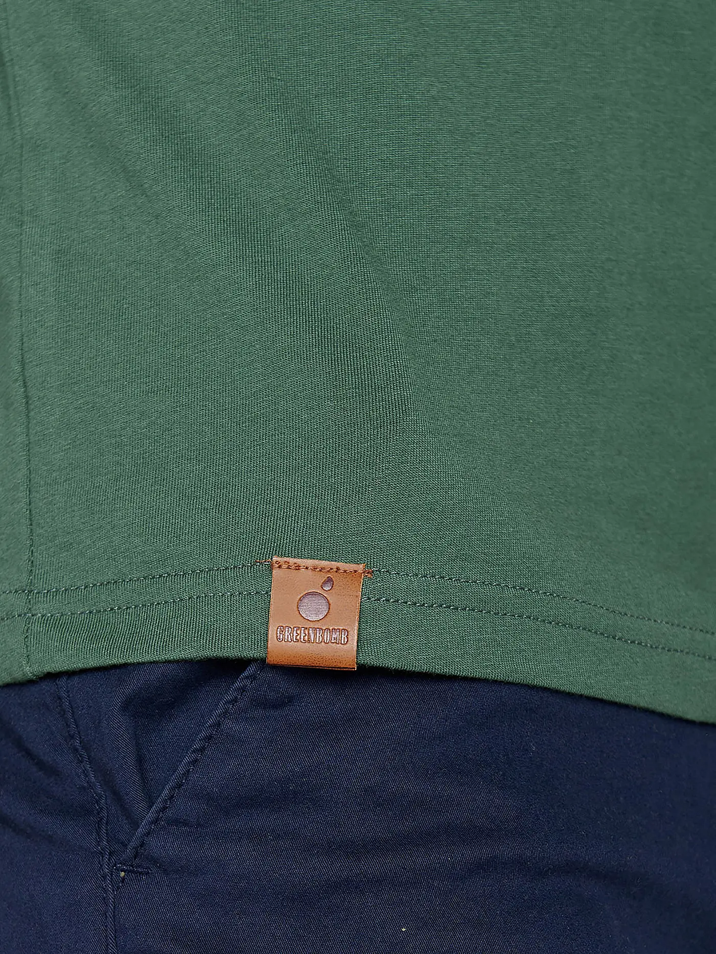 GREENBOMB | T-Shirt BIKE FAST | grün