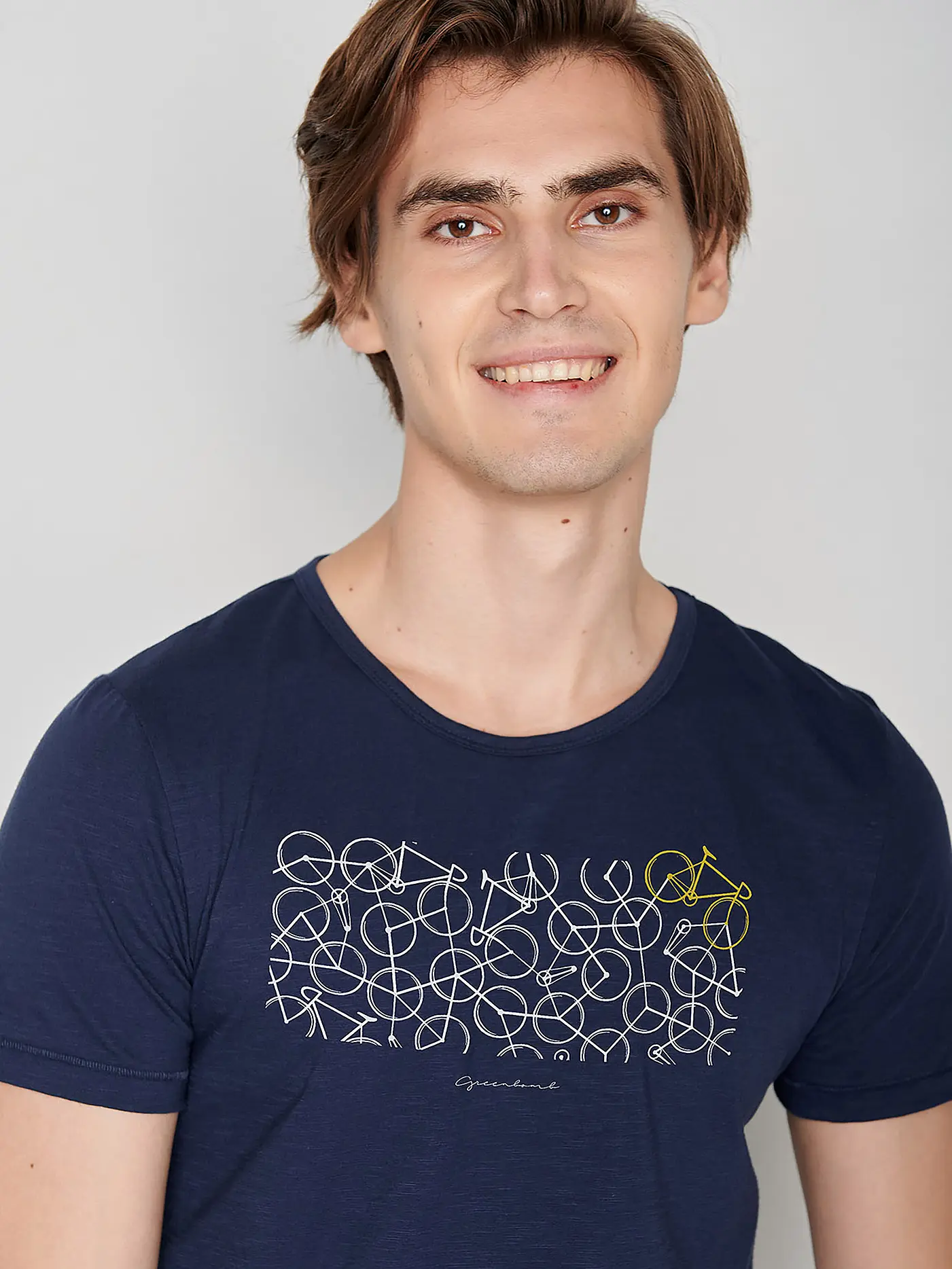 GREENBOMB | T-Shirt BIKE MIX | blau
