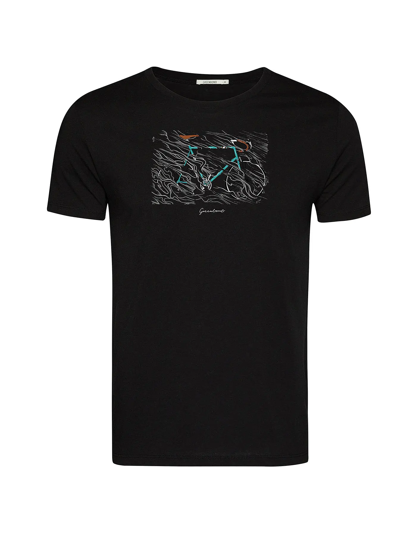 GREENBOMB | T-Shirt BIKE STORM | schwarz