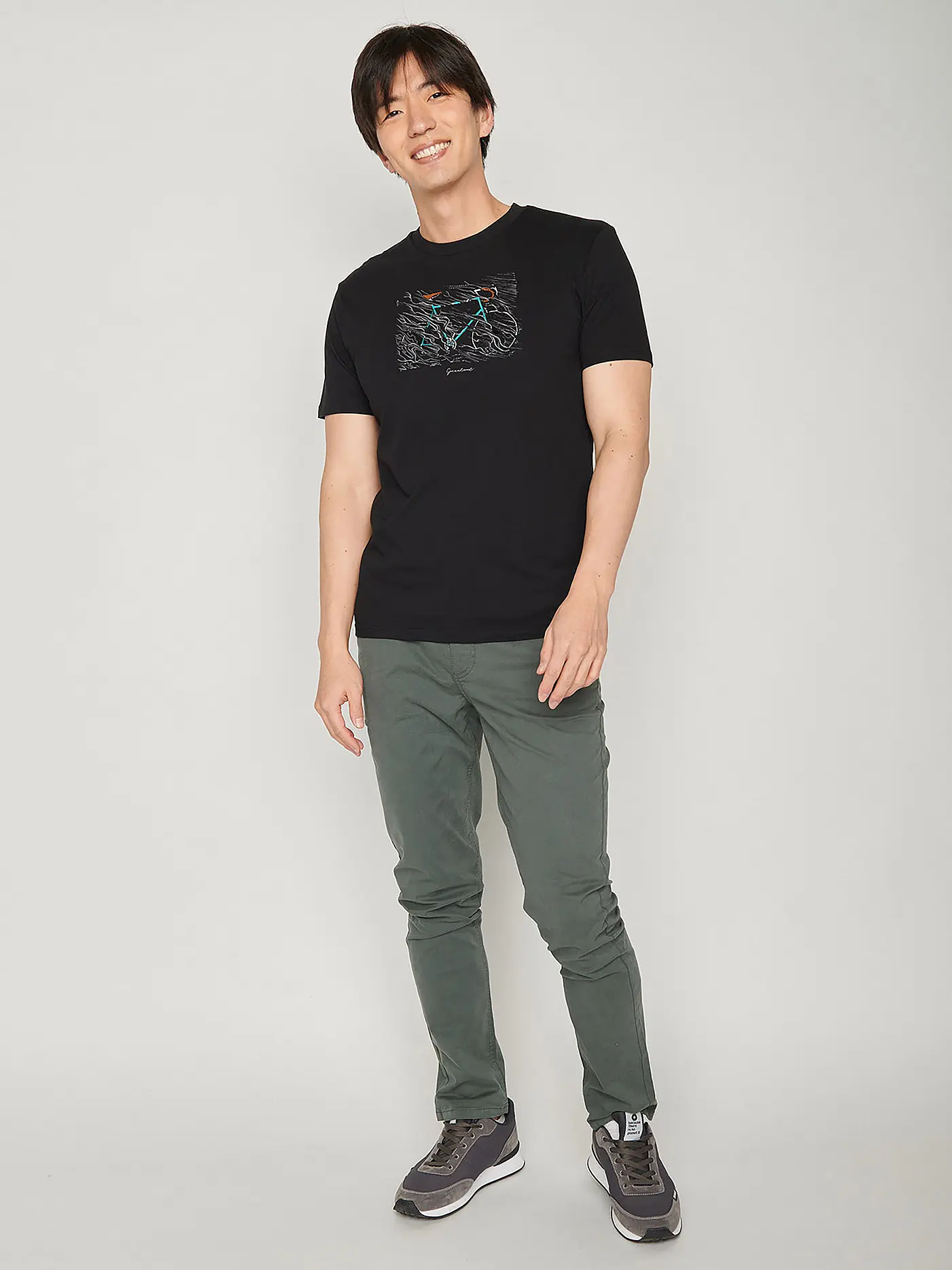 GREENBOMB | T-Shirt BIKE STORM | schwarz