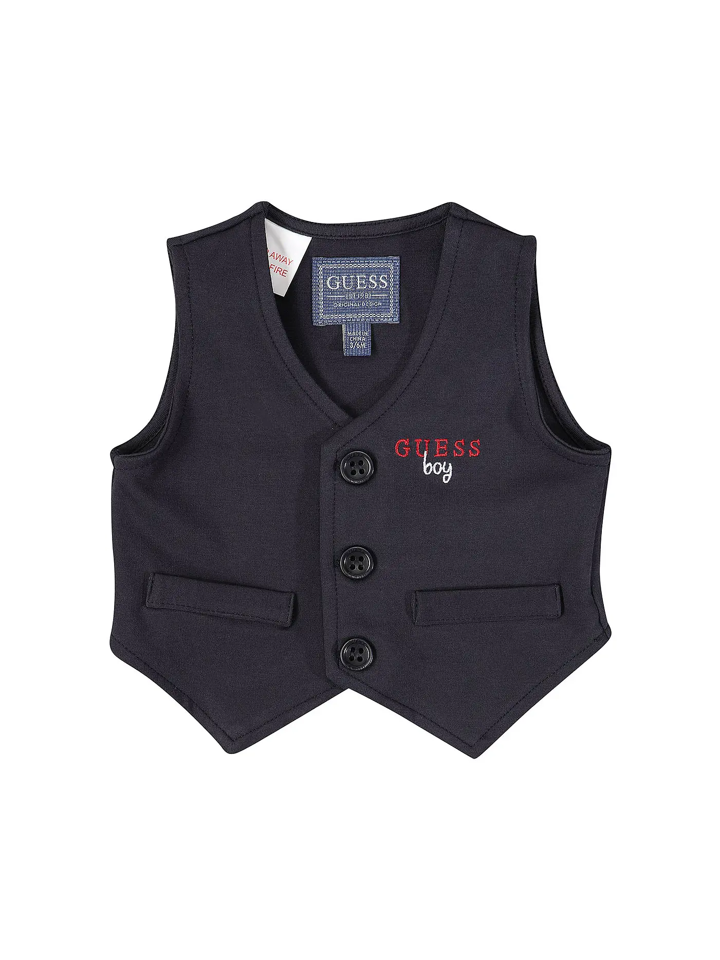 GUESS | Baby Set - Hemd Gilet Hose 3 teilig  | dunkelblau