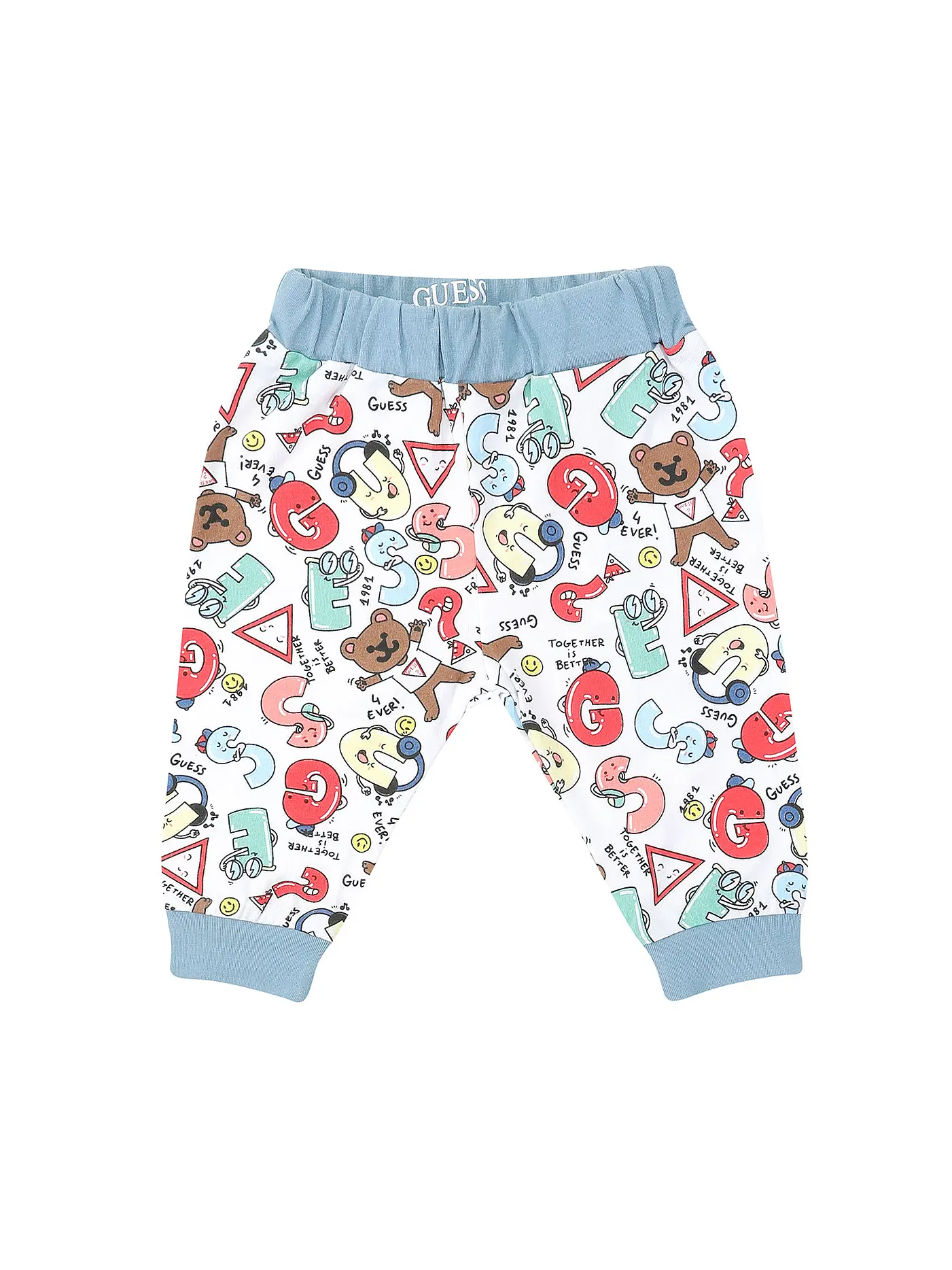 GUESS | Baby Set 2 teilig Baby Bodys Hose  | blau