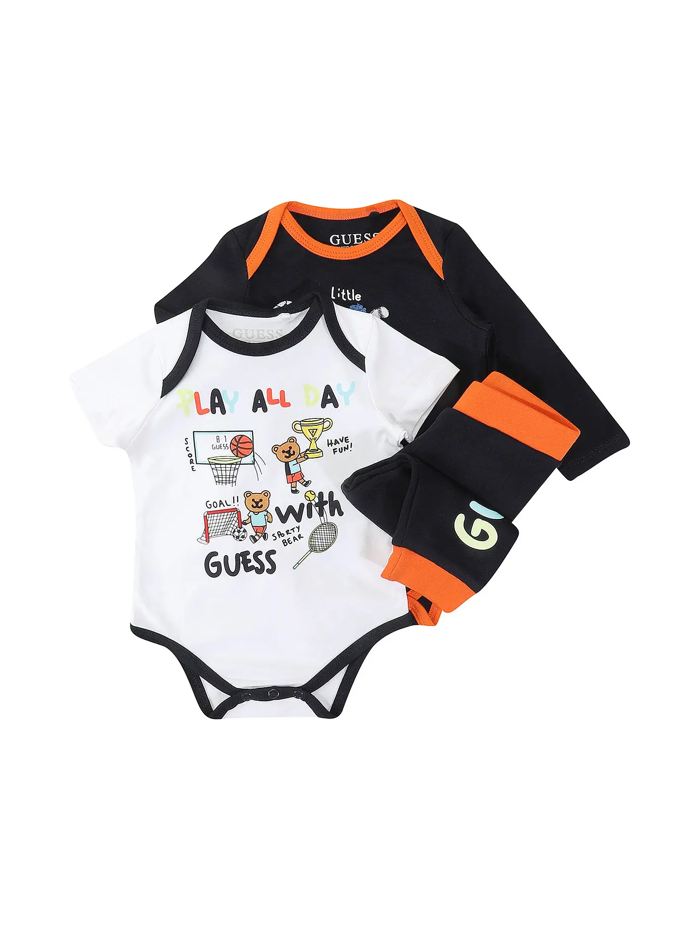 GUESS | Baby Set 3 teilig Body Hose | blau
