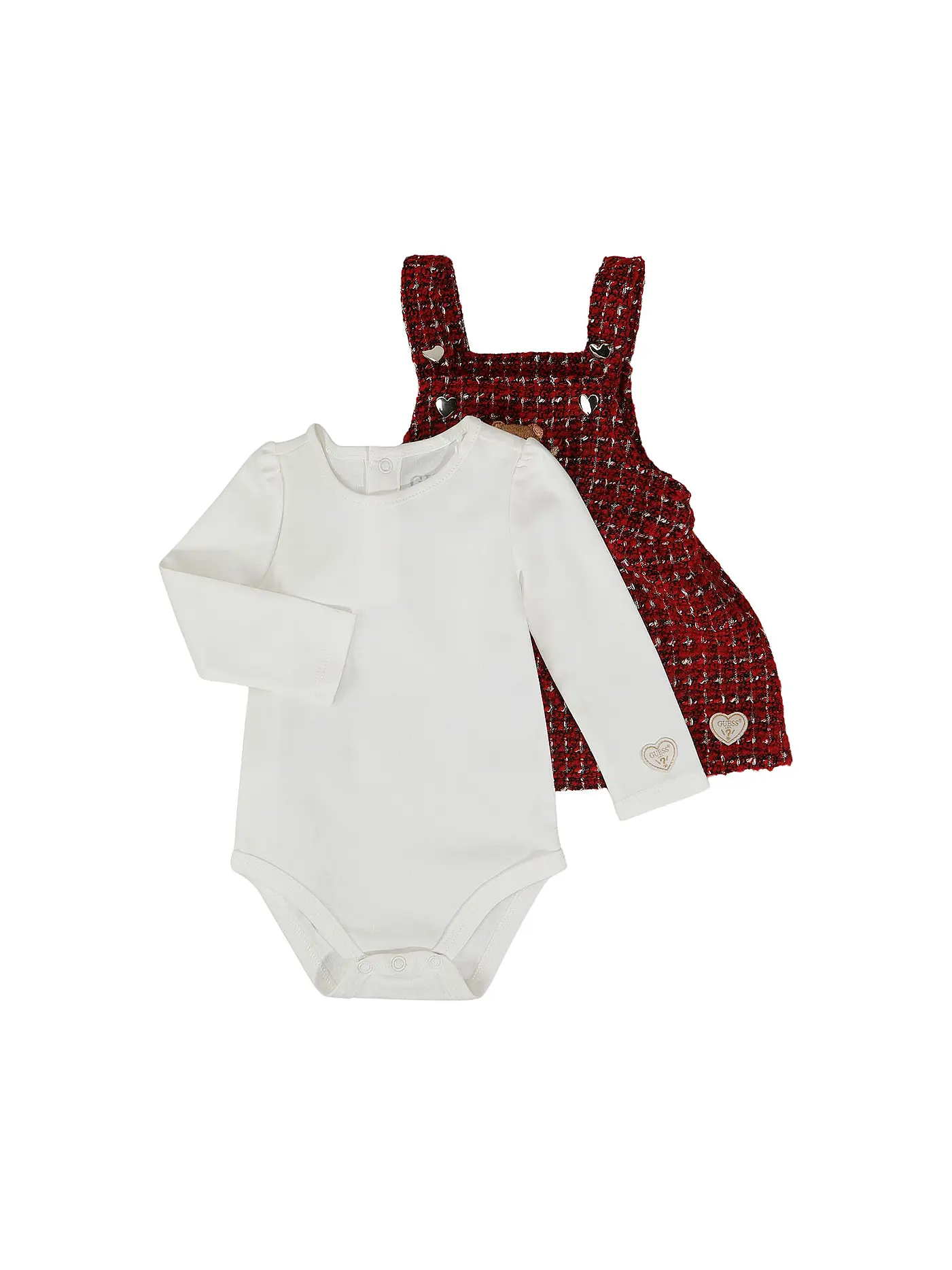 GUESS | Baby Set Body und Kleid 2 teilig  | rot