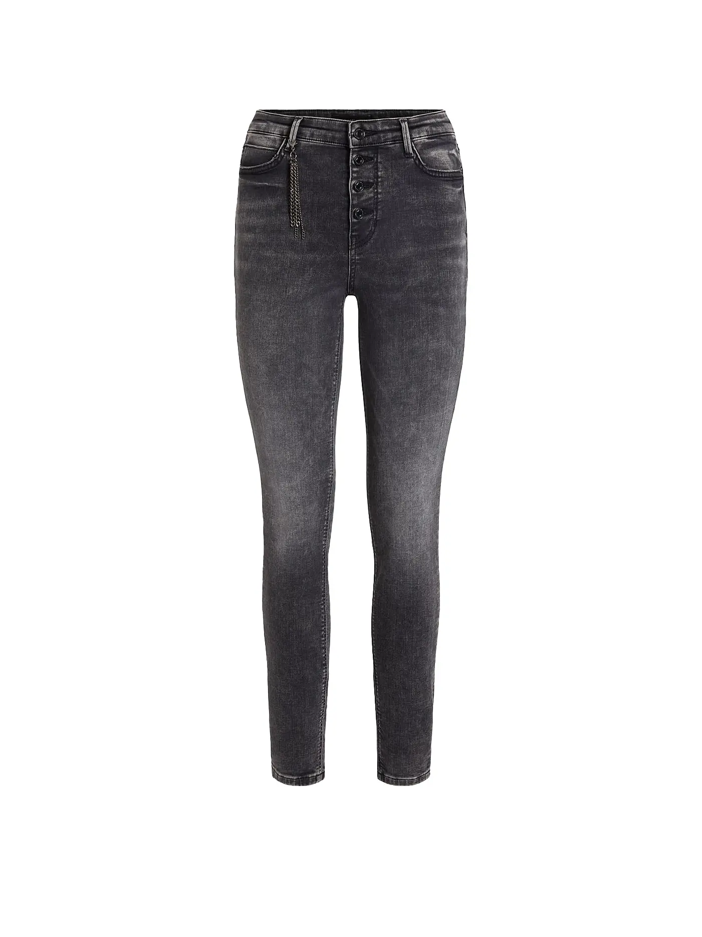 GUESS | Highwaist Jeans Skinny Fit  | grau