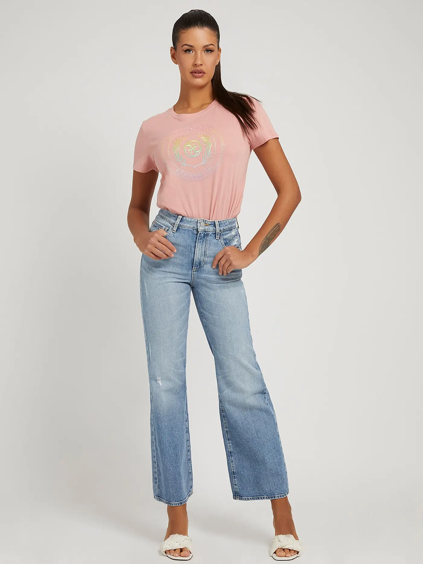 GUESS | Jeans wide leg  | hellblau