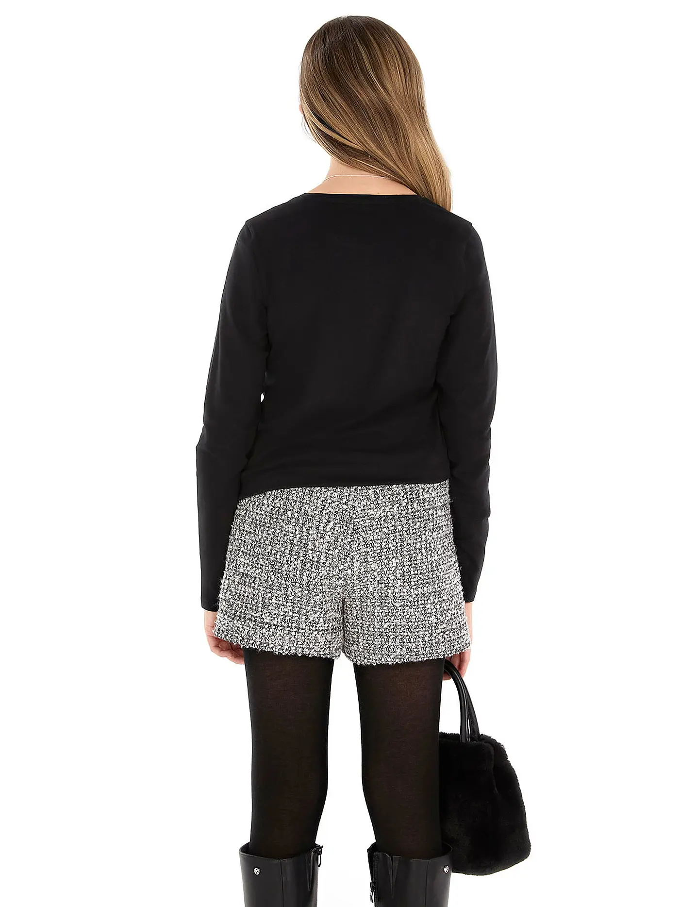 GUESS | Mädchen Langarmshirt  | schwarz