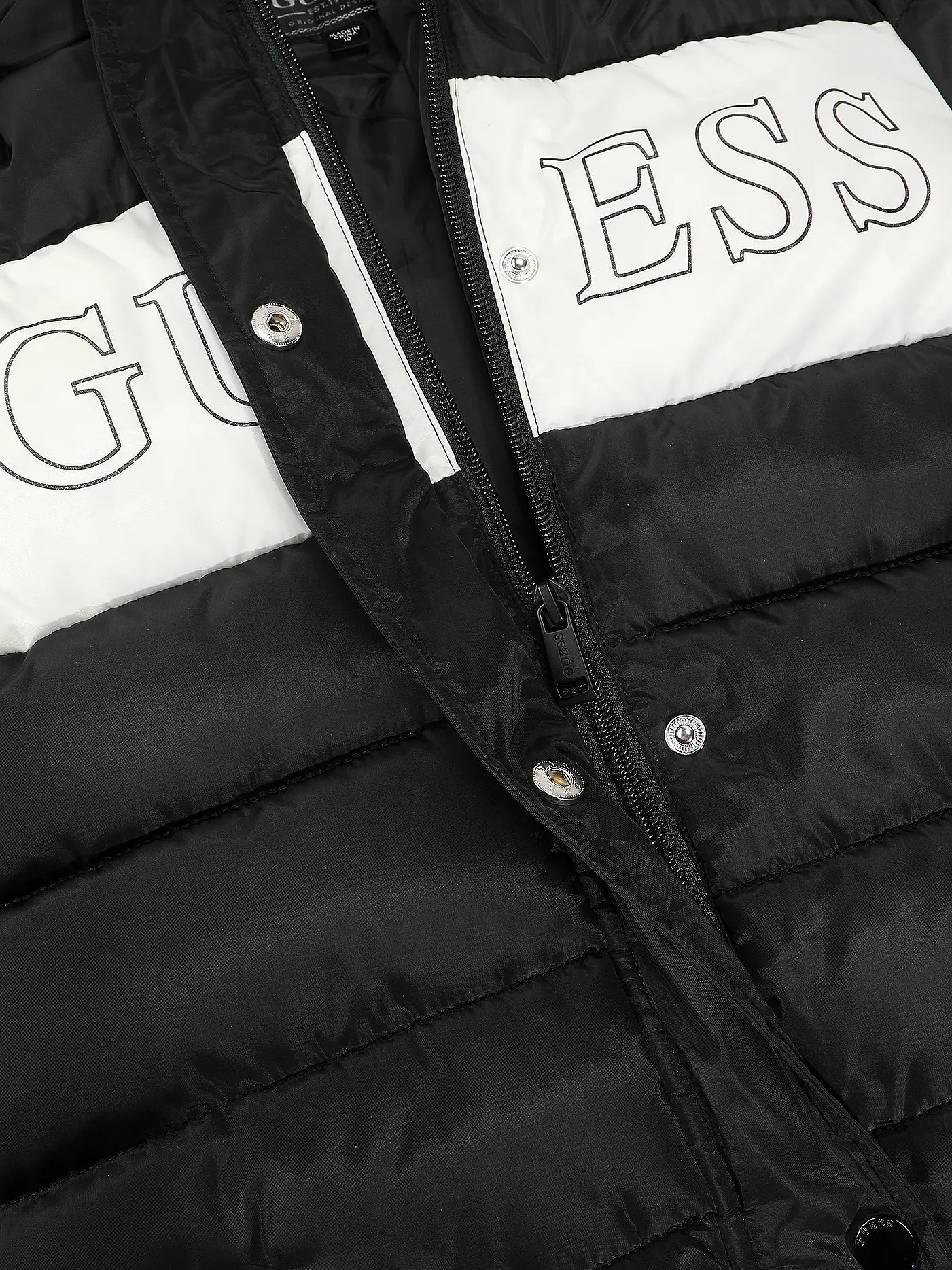 GUESS | Mädchen Steppmantel  | schwarz