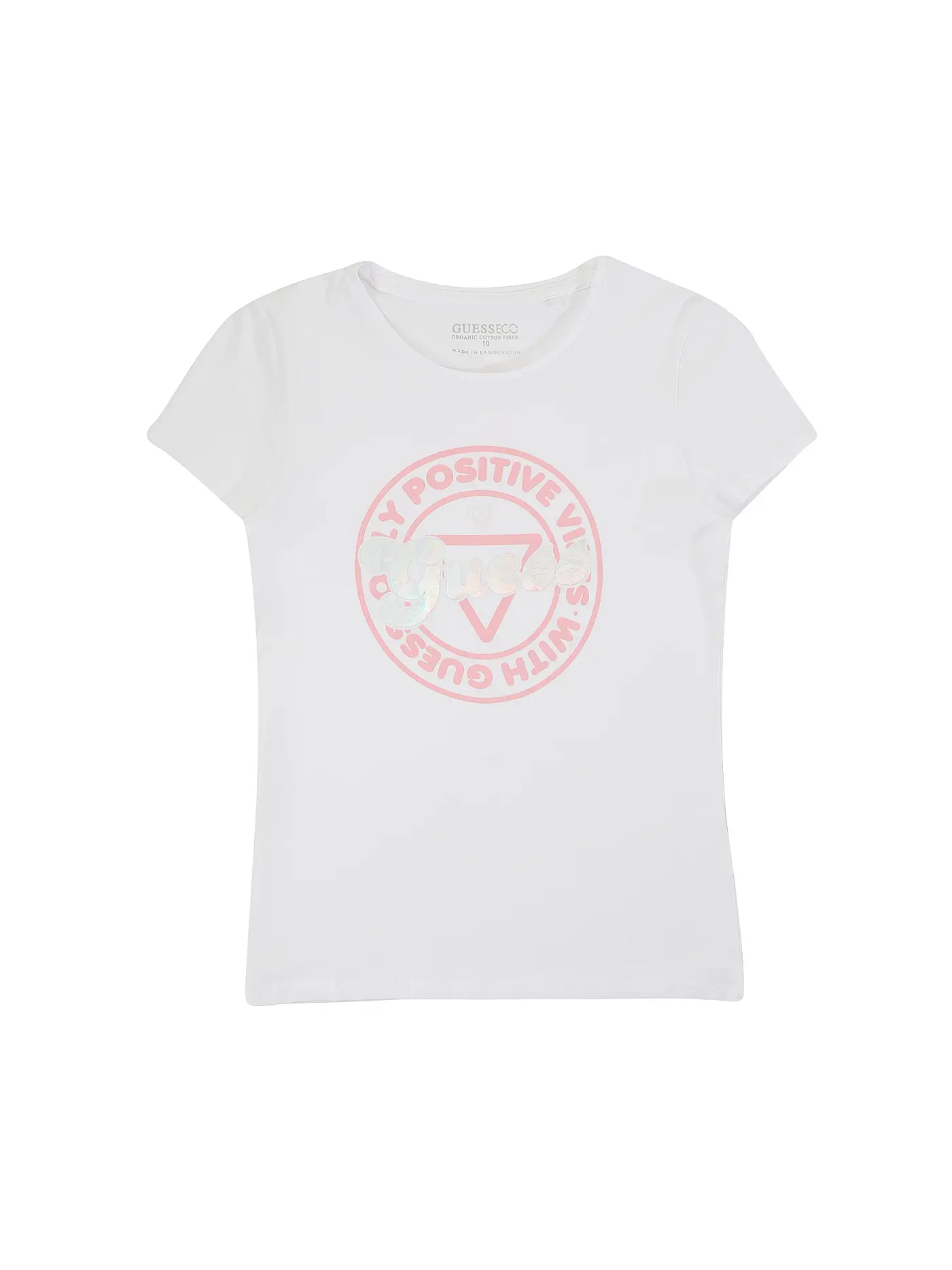 GUESS | Mädchen T-Shirt  | weiss
