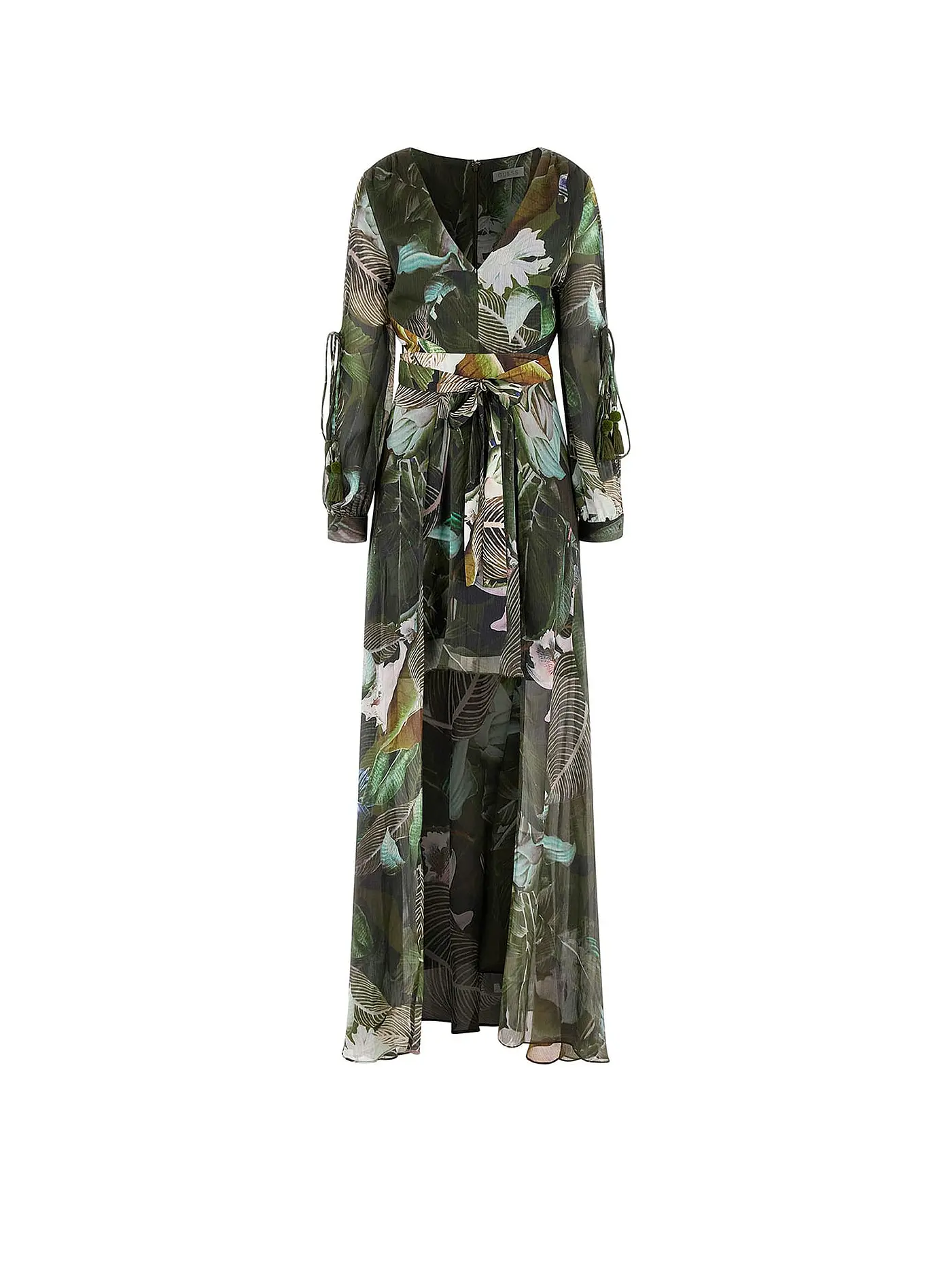 GUESS | Maxikleid 2-teilig | grün