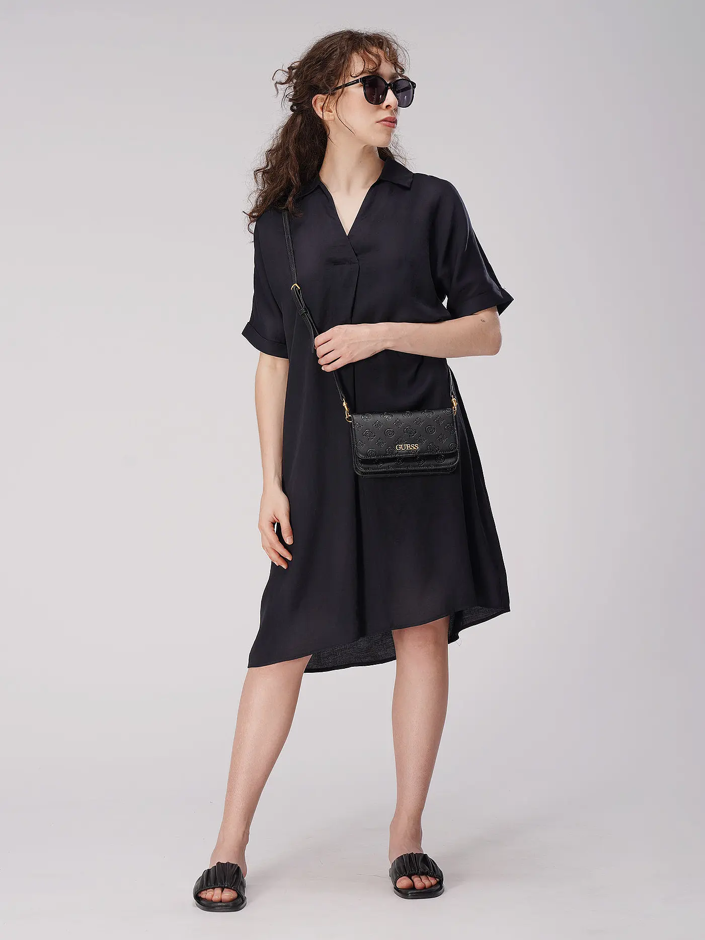 GUESS | Smartphone Bag - Umhängetasche GEVA | schwarz