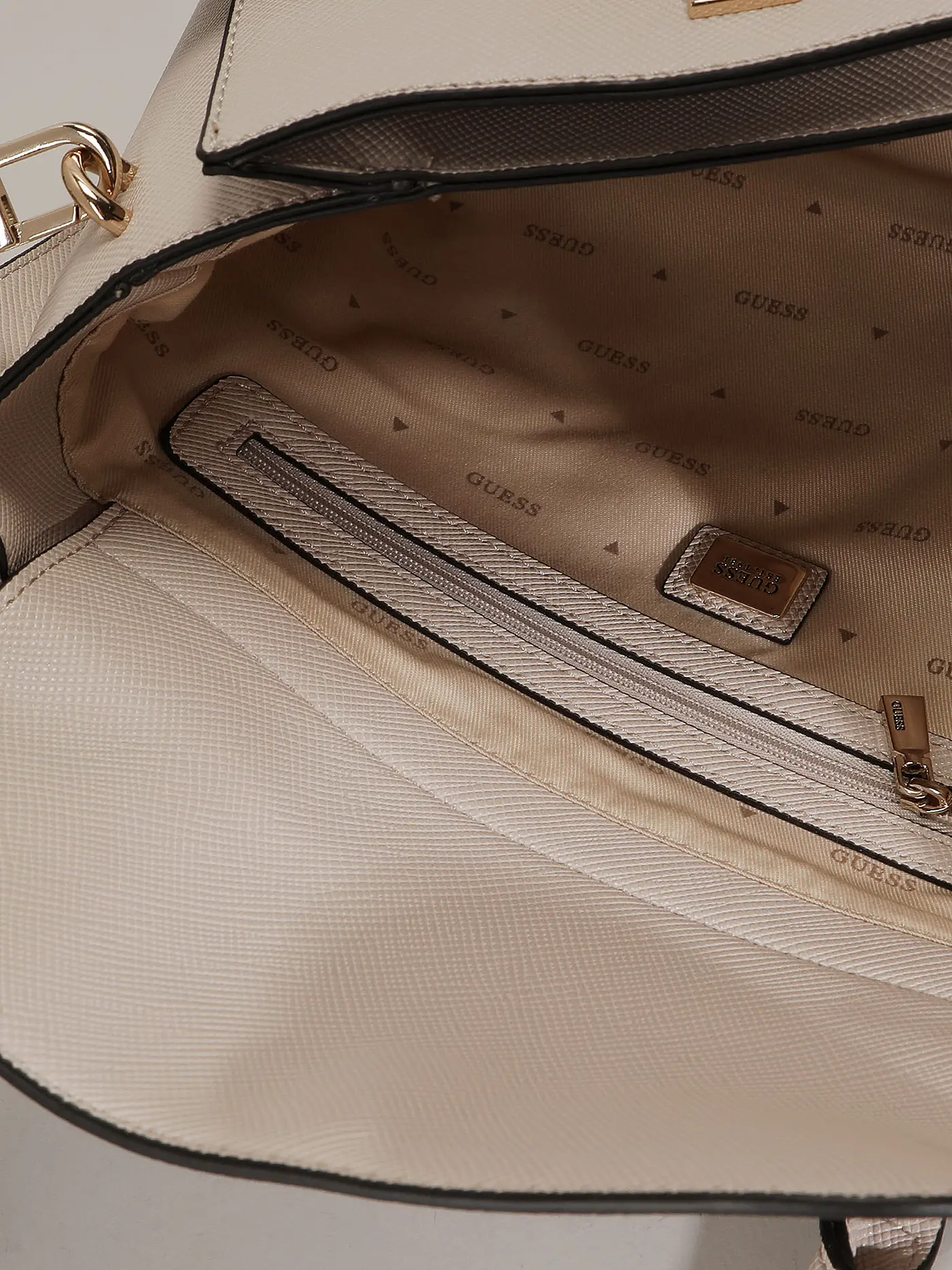 GUESS | Tasche - Henkeltasche BRYNLEE  | creme