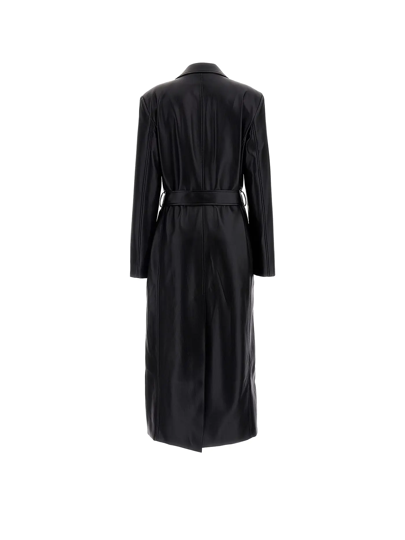 GUESS | Trenchcoat in Lederoptik GEA | schwarz