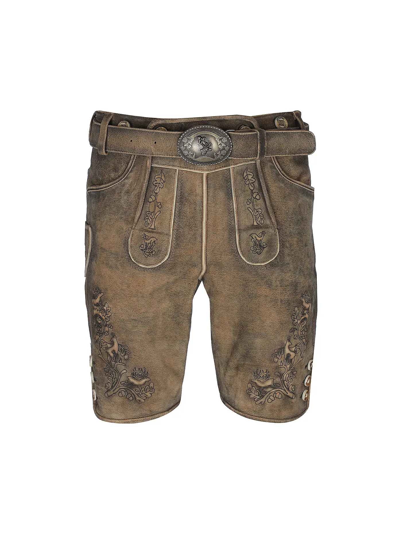 GWEIH & SILK | Lederhose JULIAN | braun