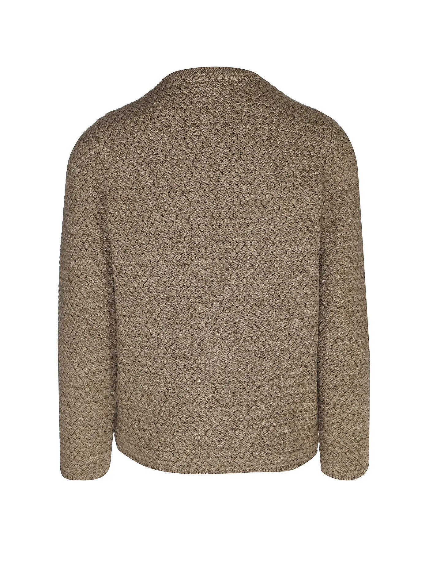GWEIH & SILK | Trachten Strickjacke  | braun