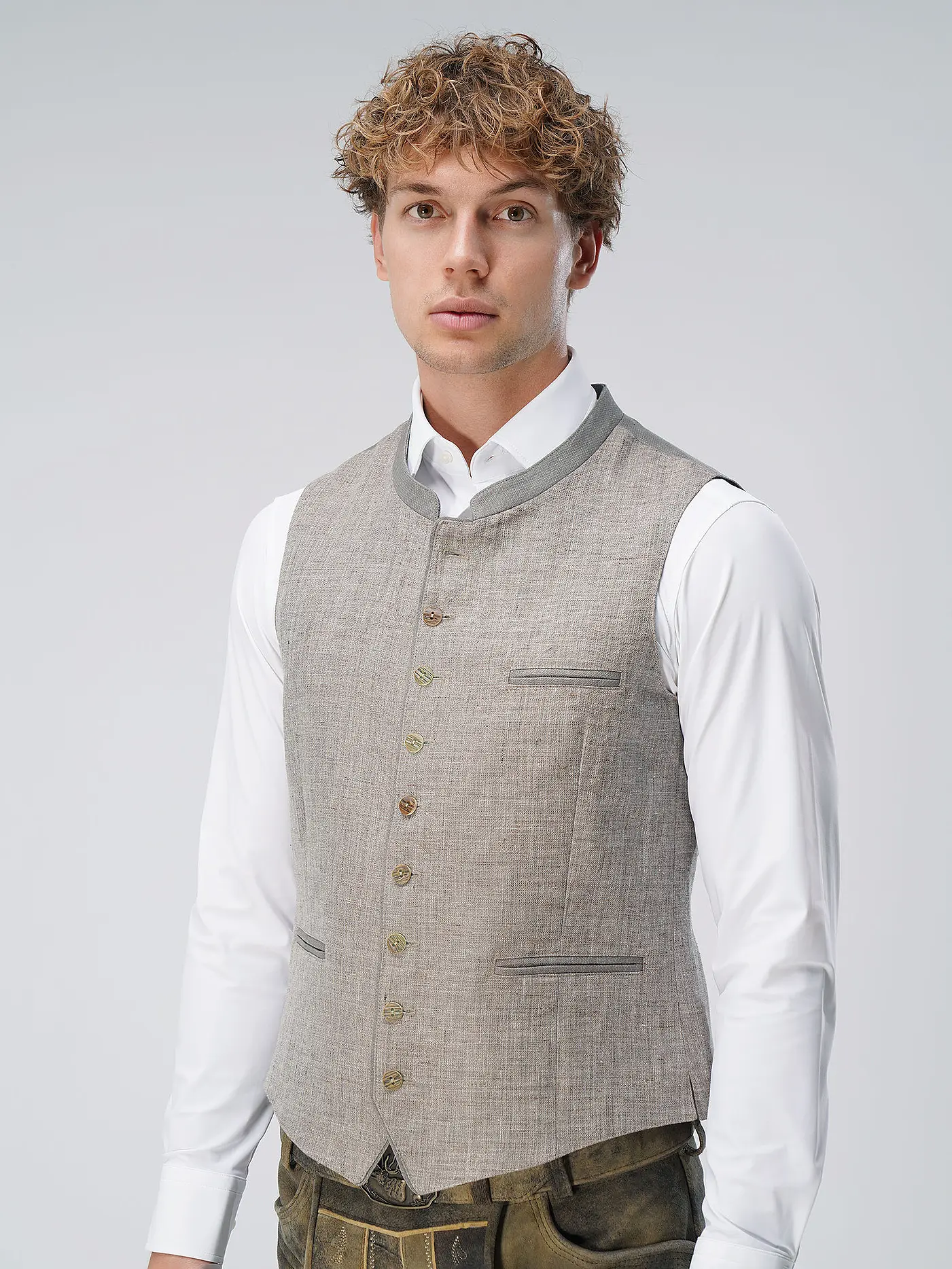 GWEIH & SILK | Trachtengilet REGEN  | hellgrau