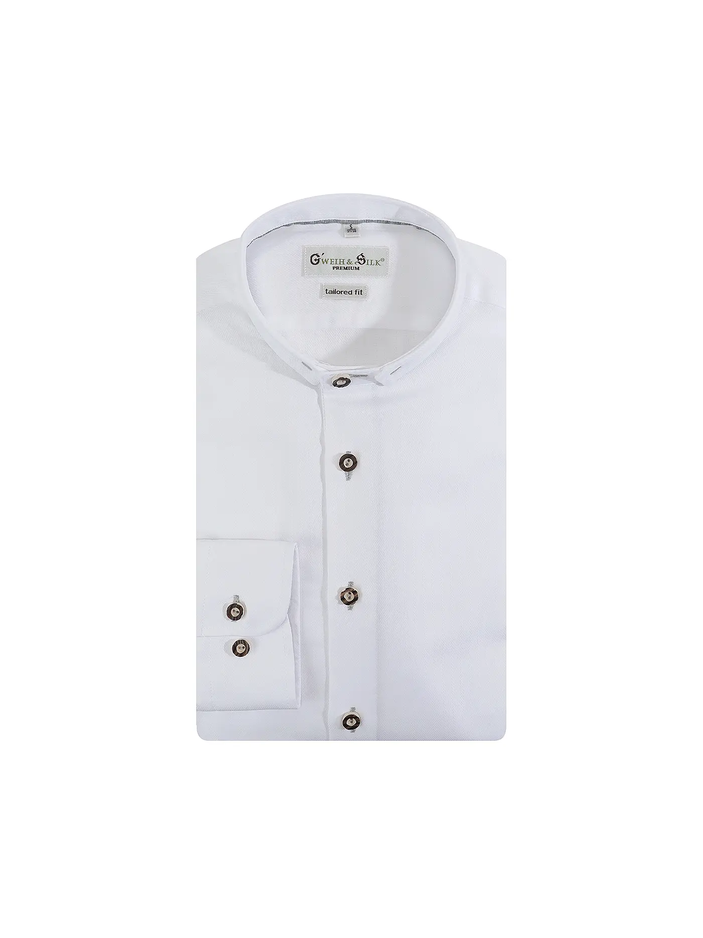 GWEIH & SILK | Trachtenhemd TRAUNSEE | weiss