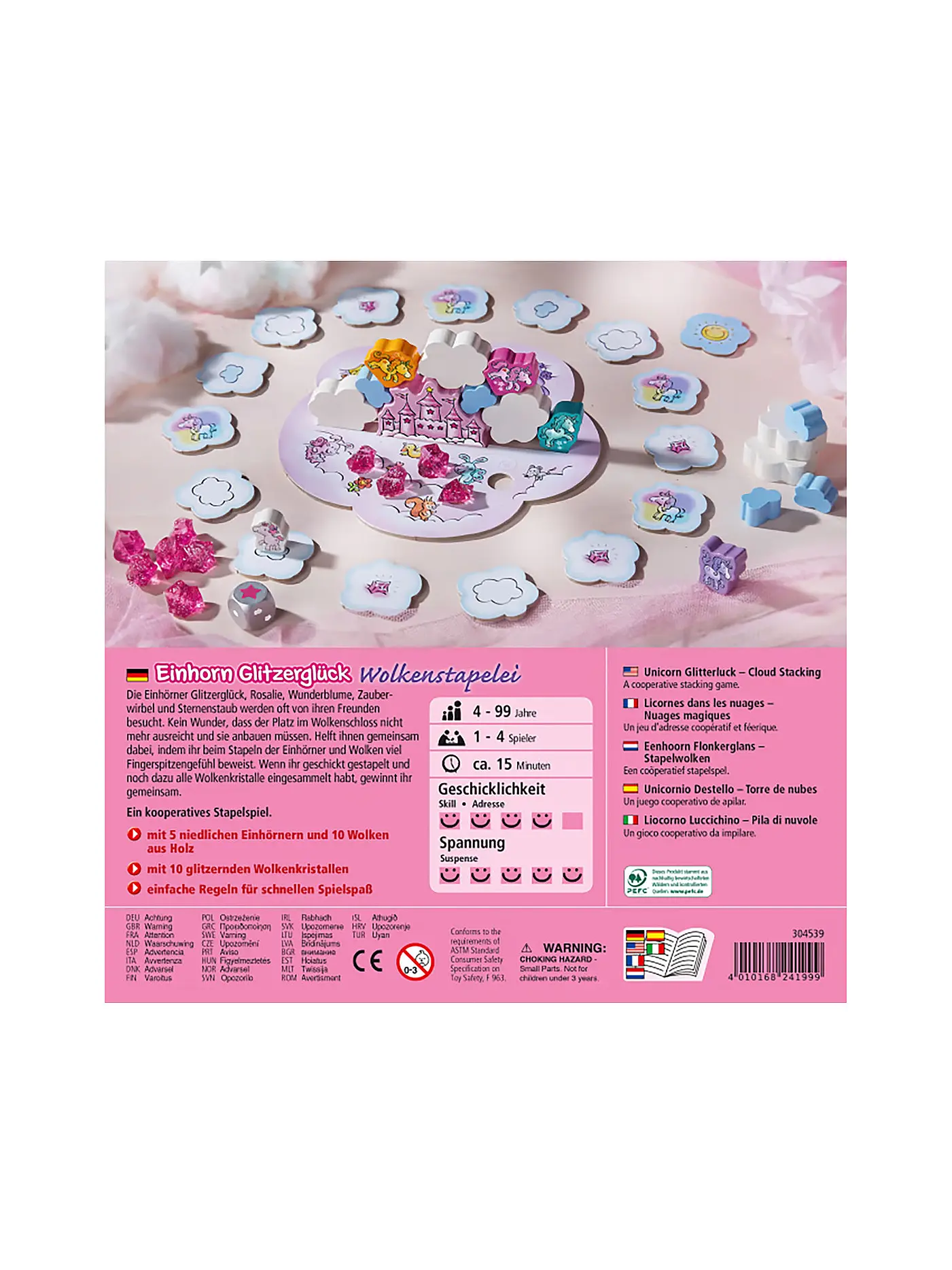 HABA | Einhorn Glitzerglück - Wolkenstapelei | keine Farbe