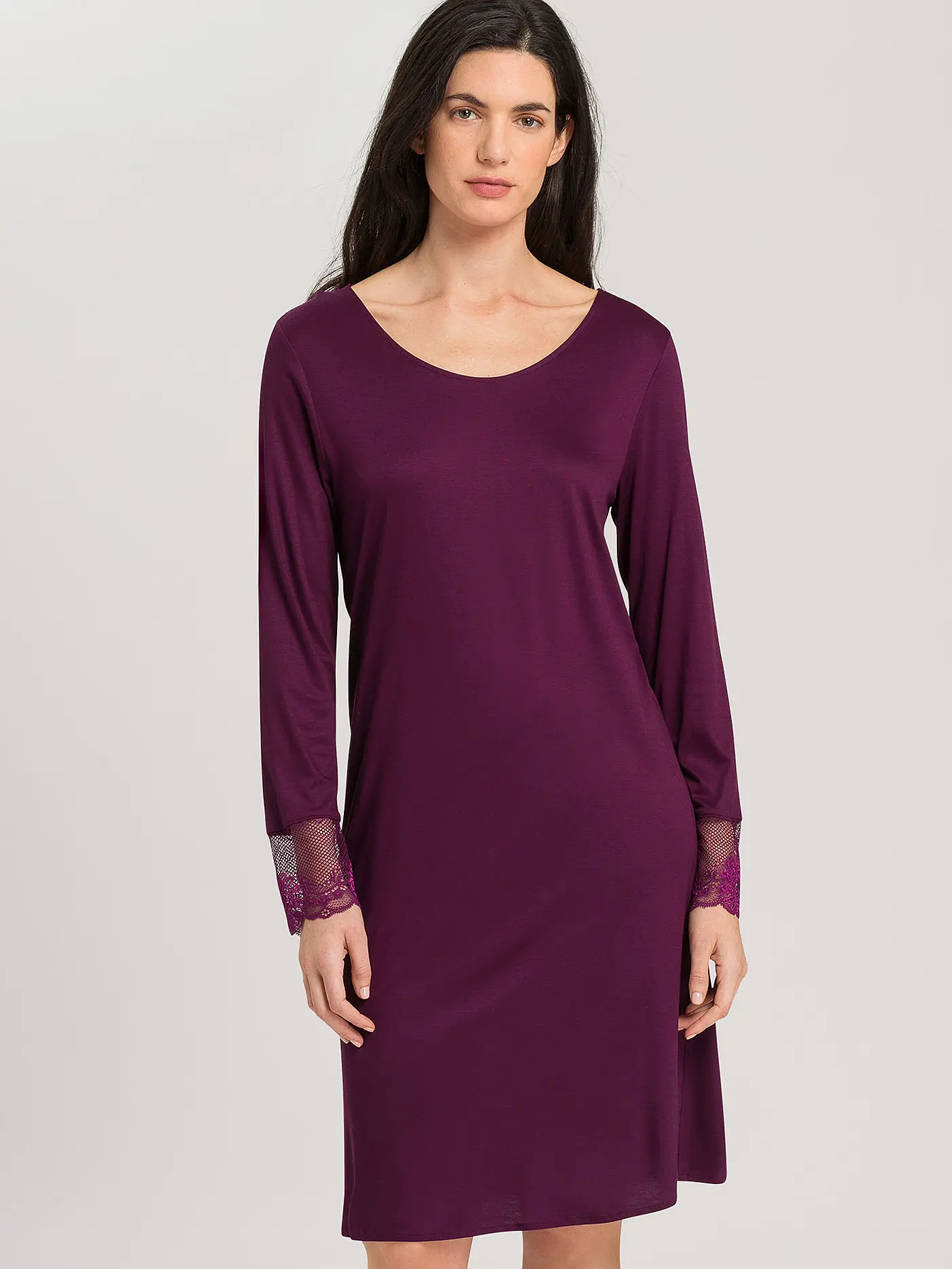 HANRO | Nachthemd - Sleepshirt LOVIS | beere