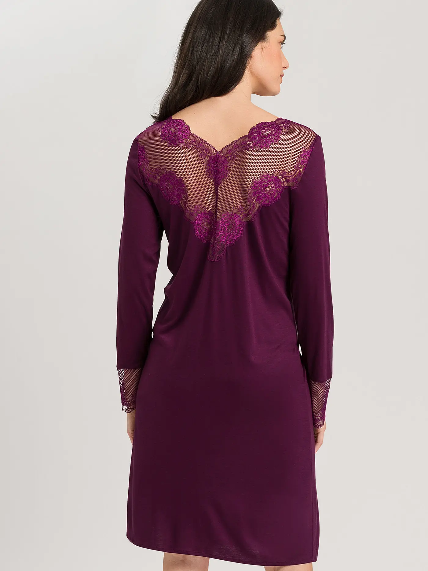 HANRO | Nachthemd - Sleepshirt LOVIS | beere