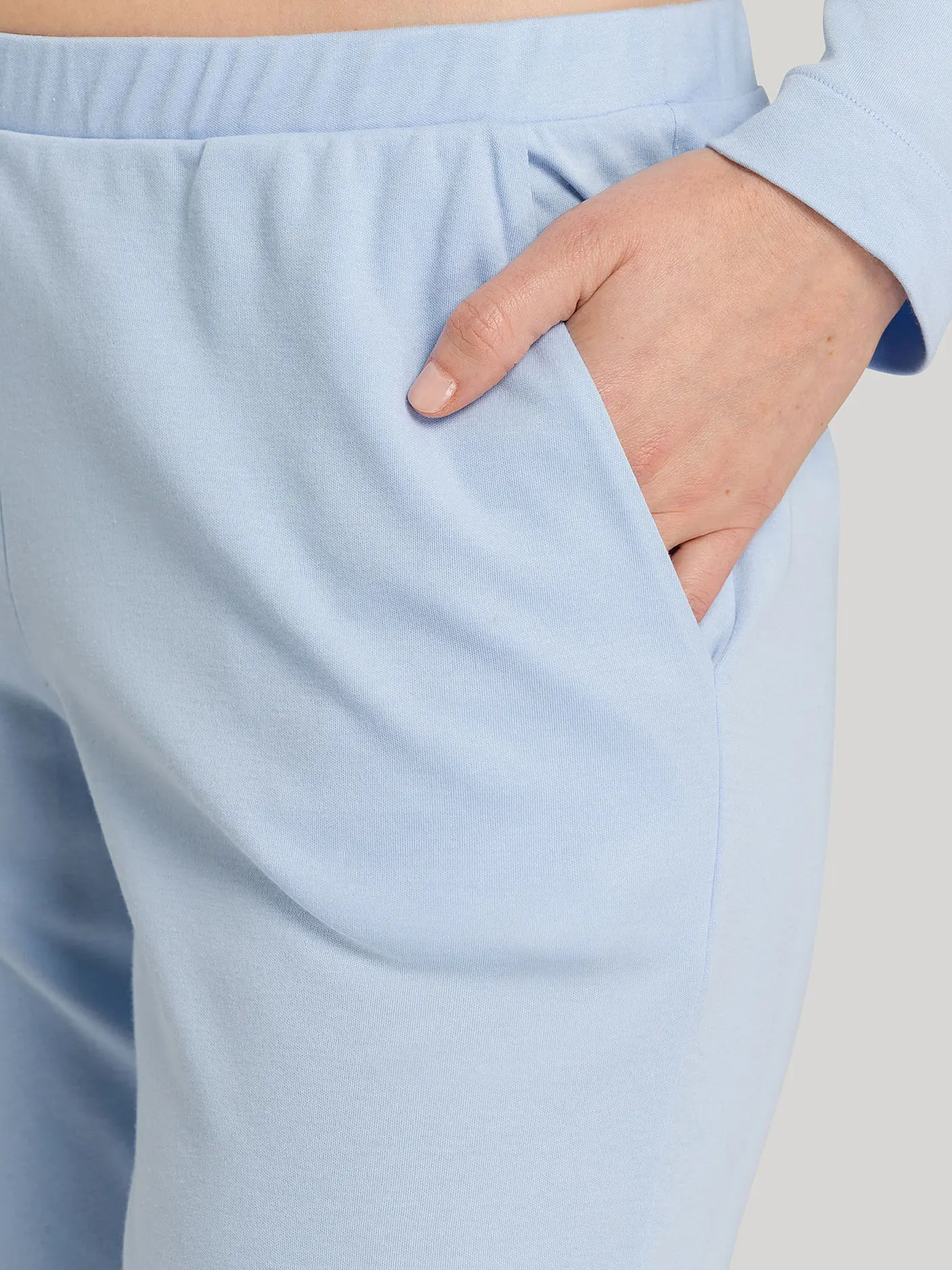 HANRO | Pyjama DION | hellblau