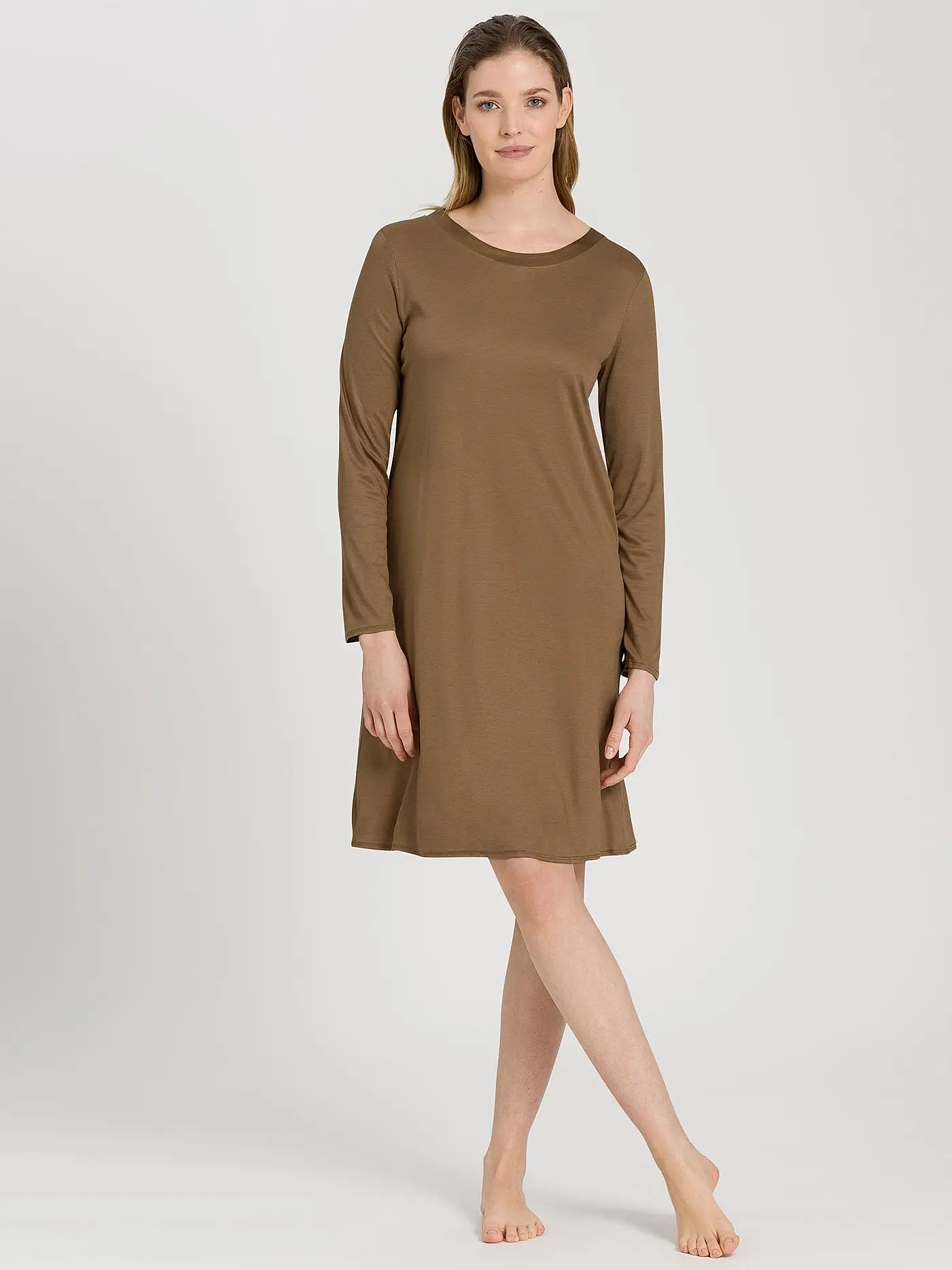 HANRO | Sleepshirt - Nachthemd GRAND CENTRAL | braun