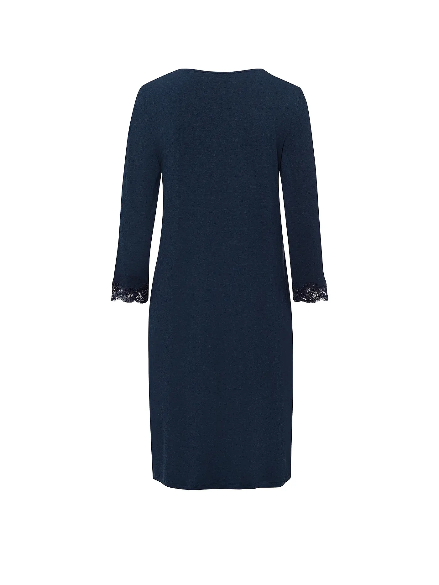 HANRO | Sleepshirt NATURAL ELEGANCE | dunkelblau