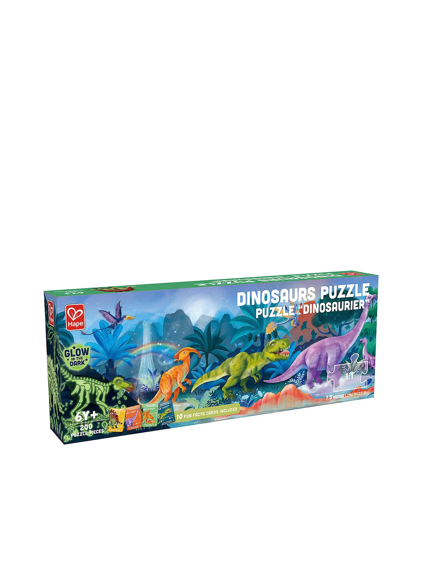 HAPE | Puzzle - Dinosaurier 210 Teile | keine Farbe