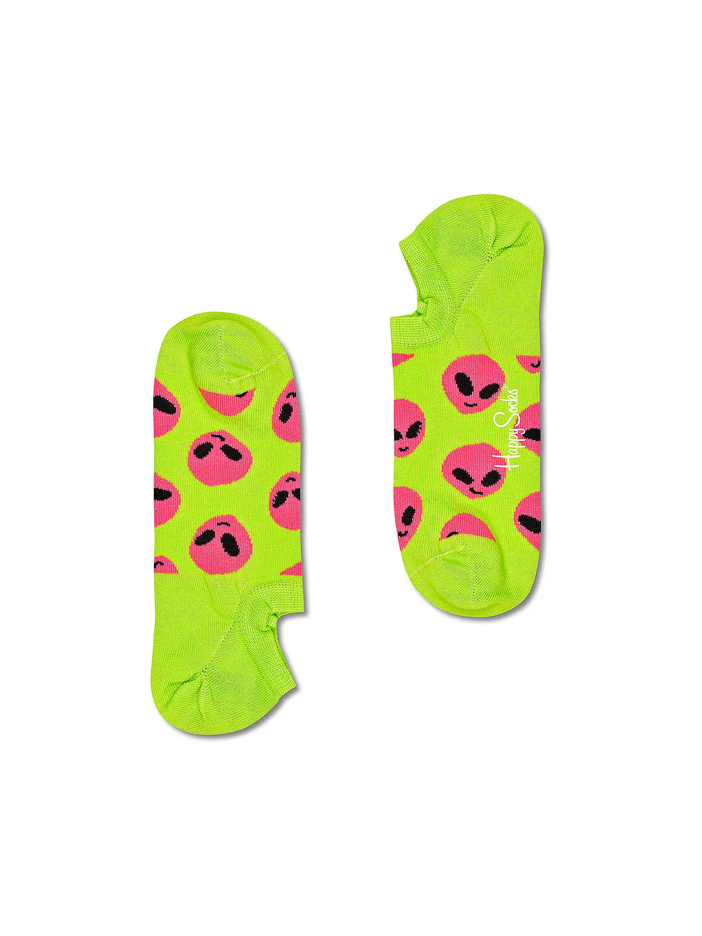 HAPPY SOCKS | Damen Sneaker Socken ALIEN 36-40 green | grün