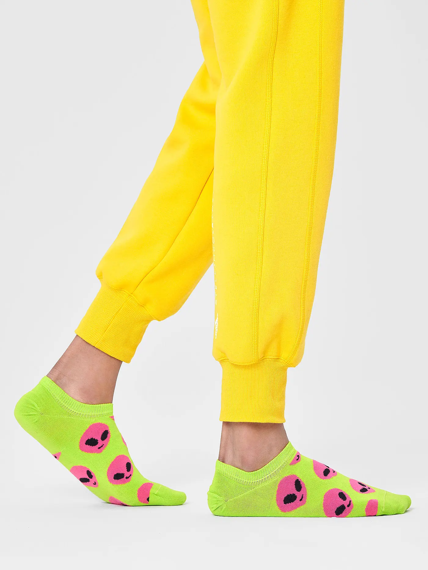 HAPPY SOCKS | Damen Sneaker Socken ALIEN 36-40 green | grün