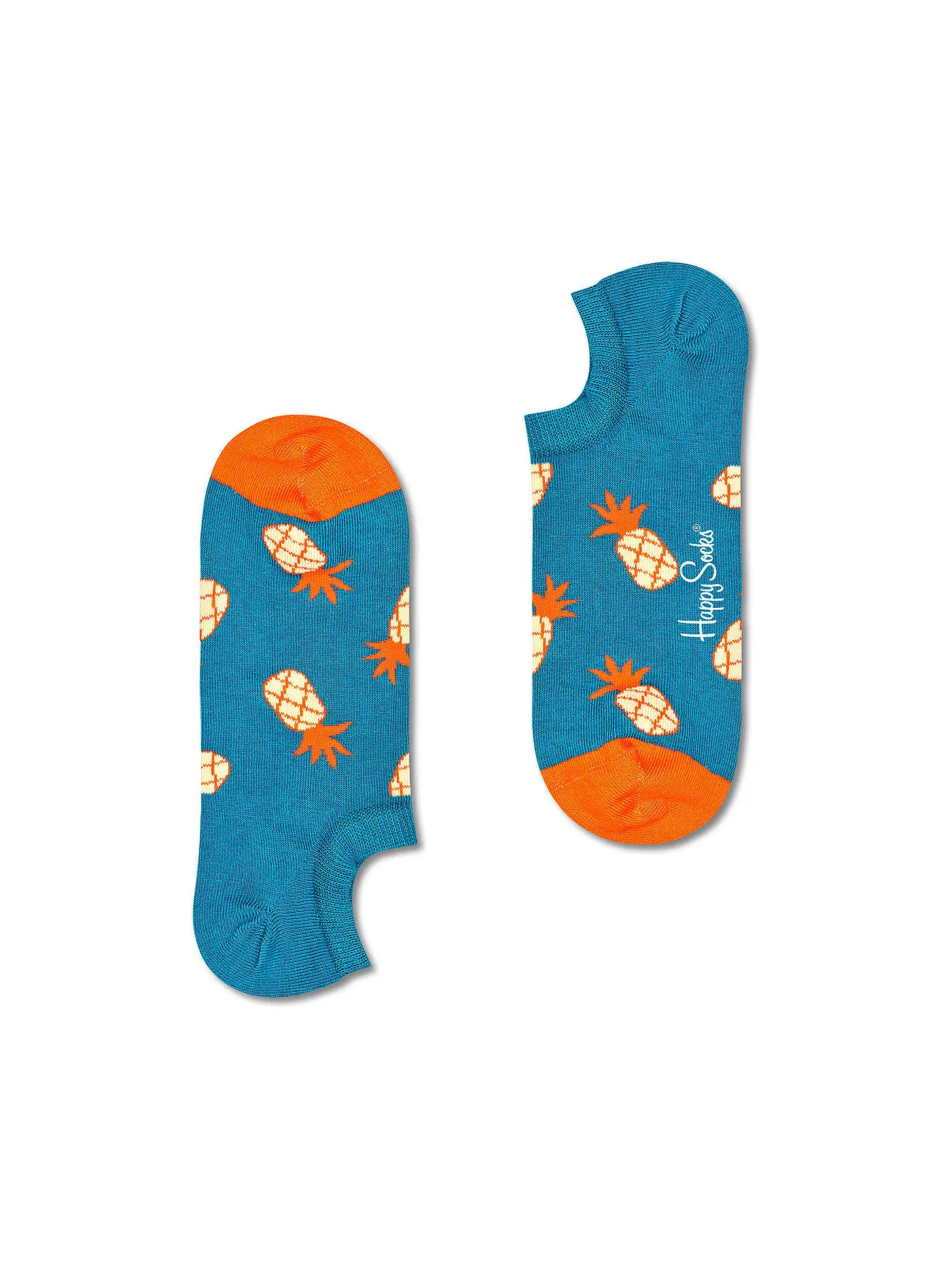 HAPPY SOCKS | Damen Sneakersocken PINEAPPLE 36-40 multi | blau
