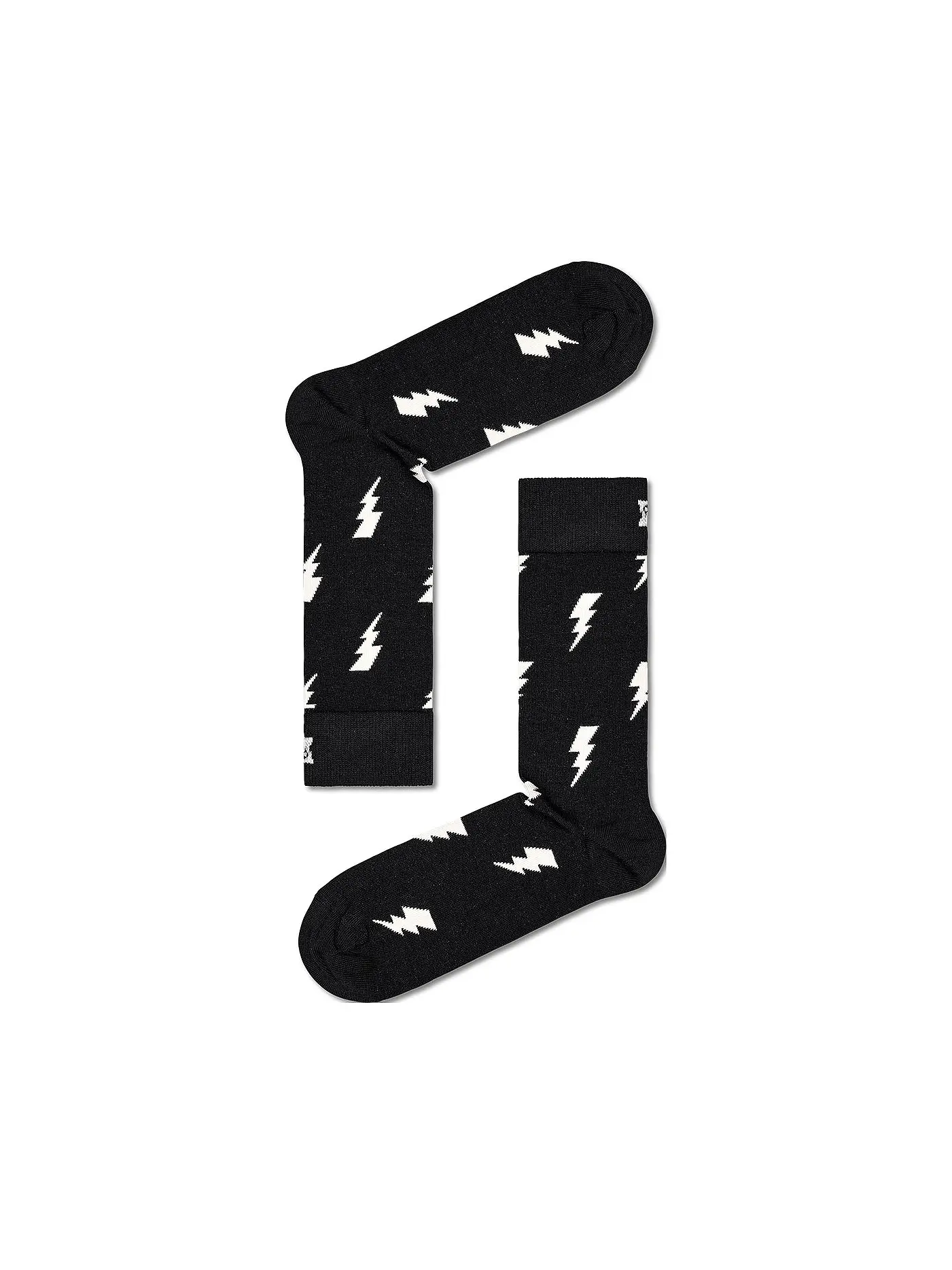 HAPPY SOCKS | Damen Socken 36-40 FLASH black | schwarz