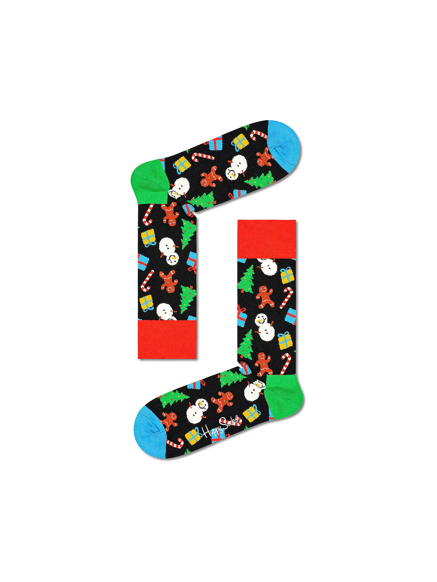 HAPPY SOCKS | Damen Socken BRING IT ON 36-40 black / multi | schwarz