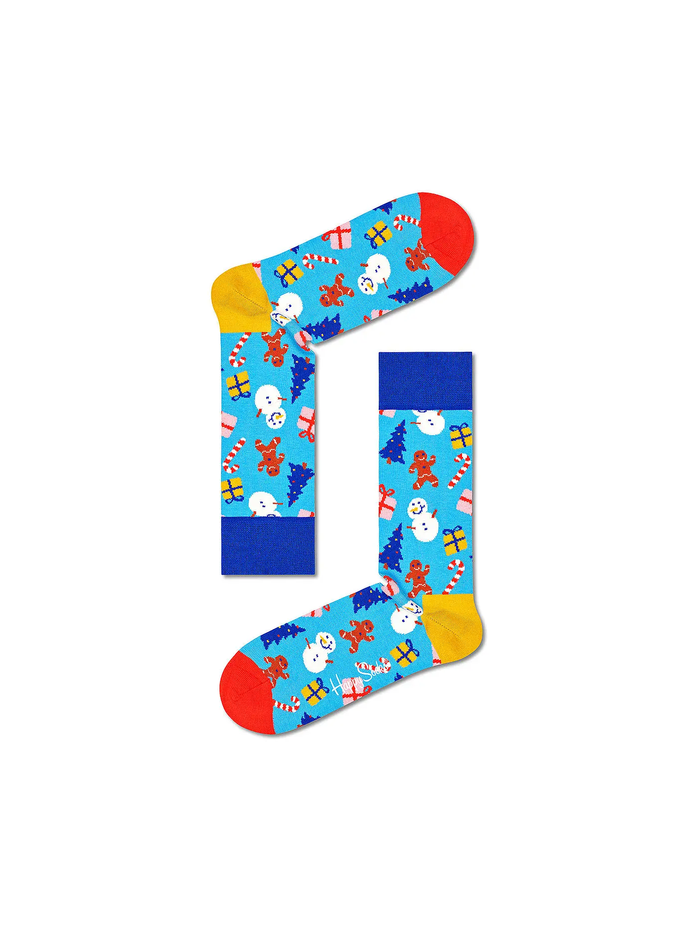 HAPPY SOCKS | Damen Socken BRING IT ON 36-40 black / multi | blau